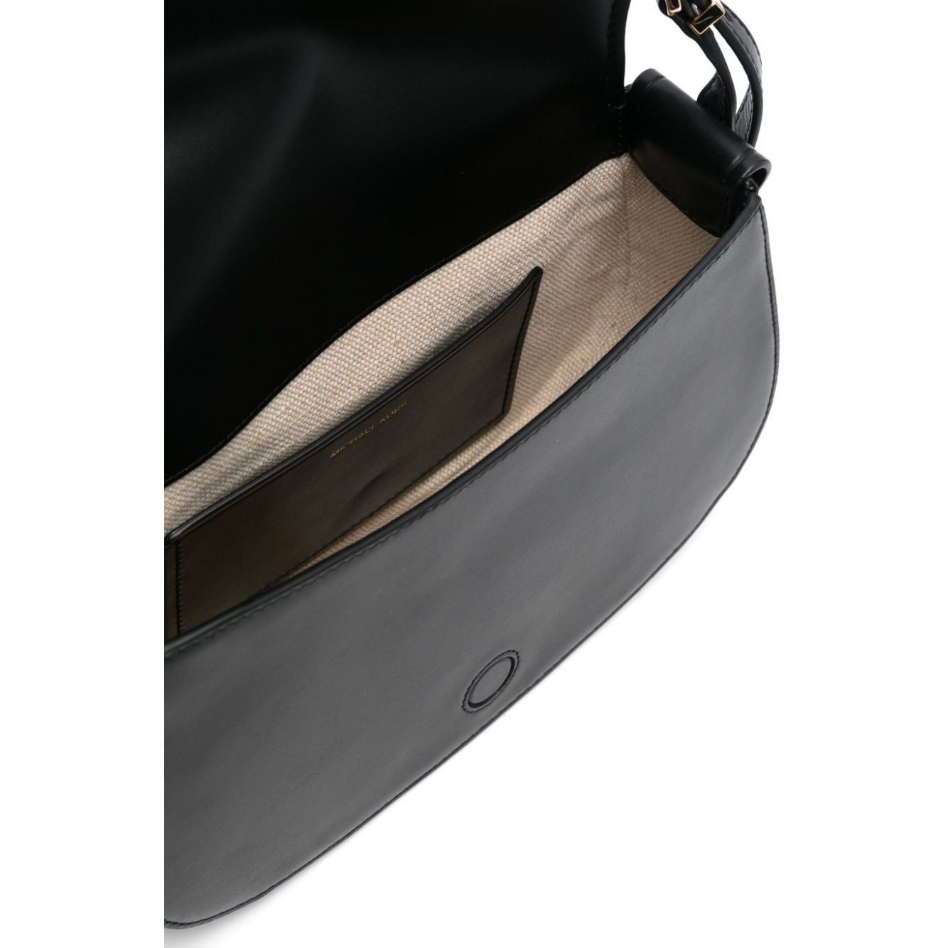 MICHAEL KORS Rankinė per petį moterims, Juoda, Md flap messenger 4