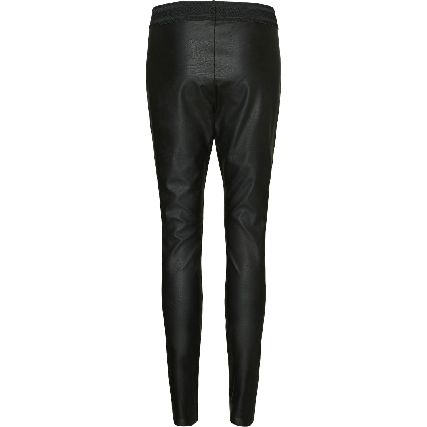 VERO MODA Kelnės moterims, Juoda, VMSTORM NW PU LE 2