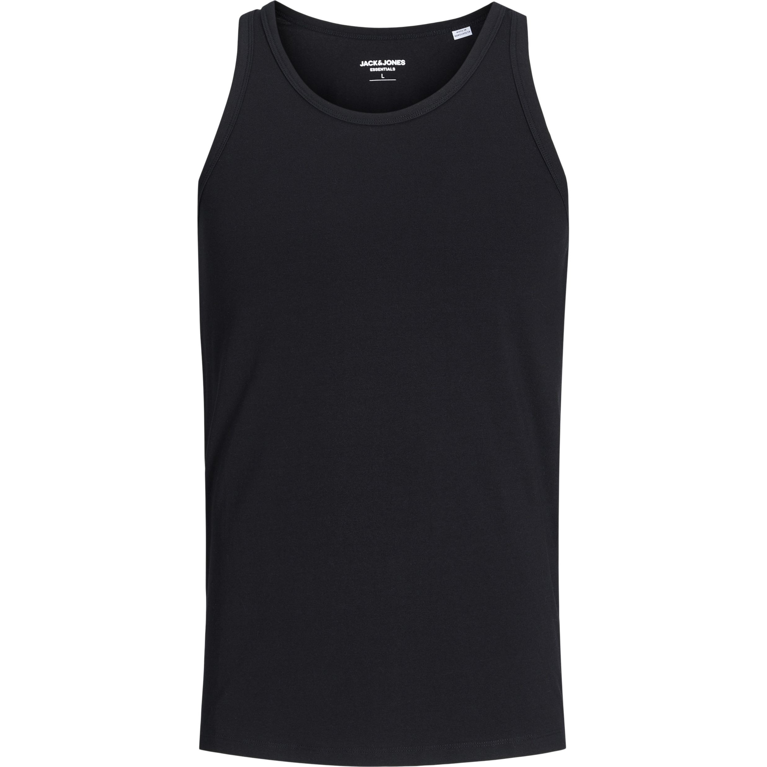 JACK & JONES Marškinėliai vyrams, Juoda, JJEBASIC TANK TOP NO 1