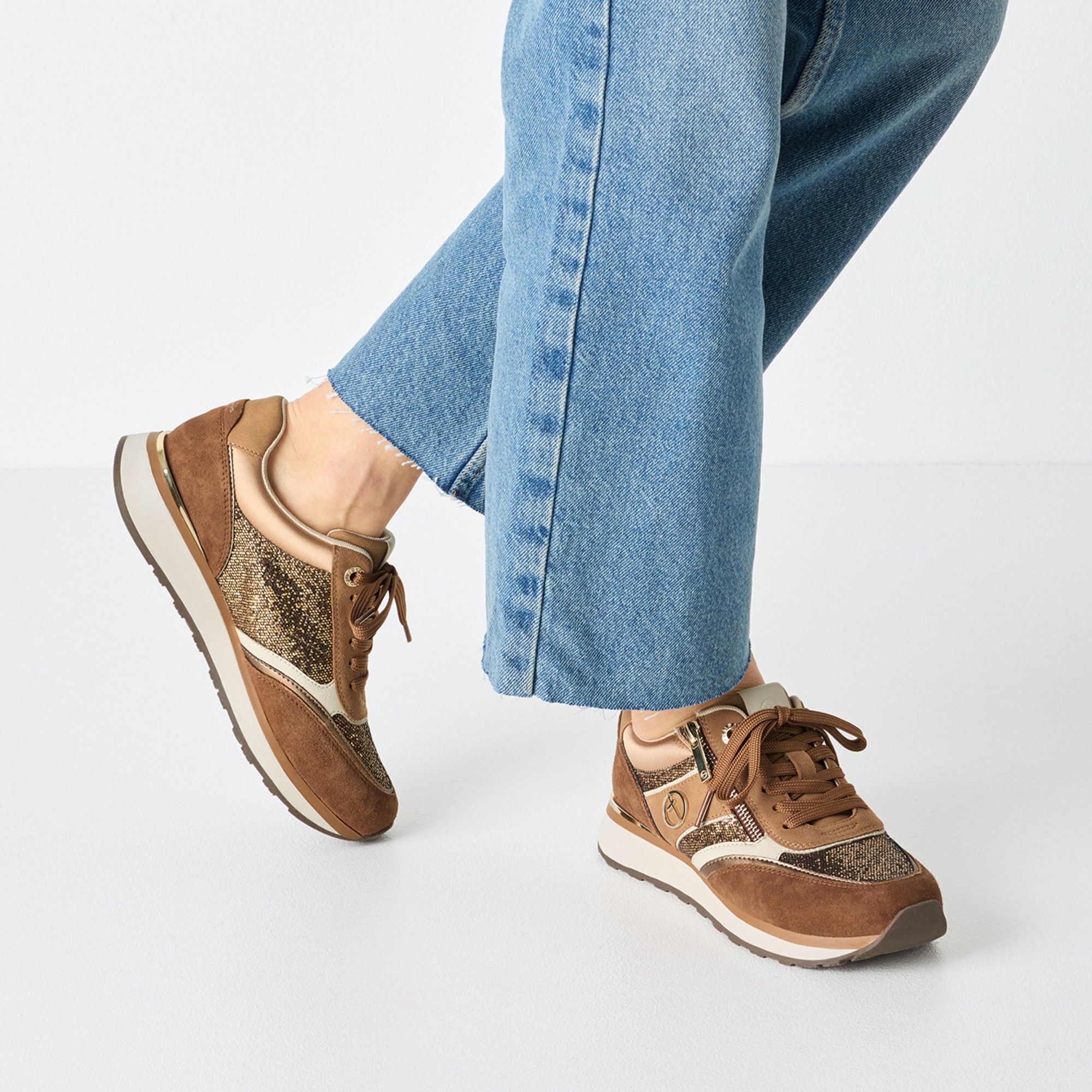 TAMARIS Laisvalaikio bateliai moterims, Ruda, Leisure 6