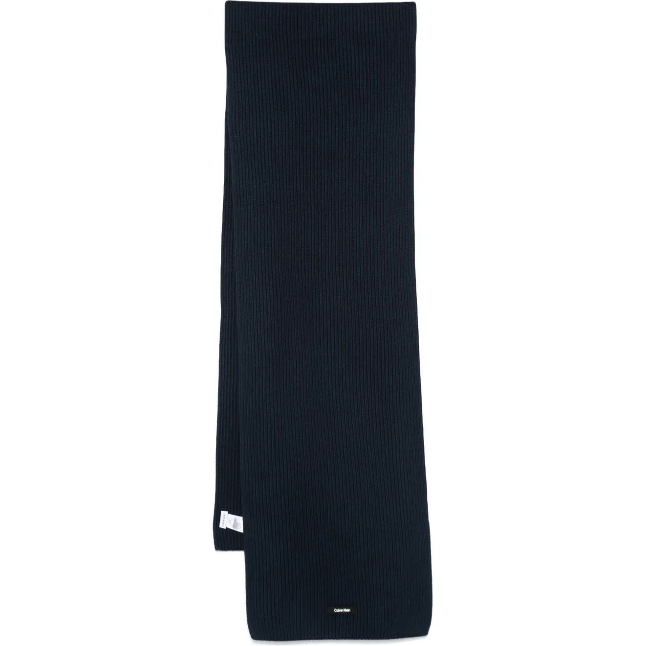 CALVIN KLEIN Šalikas vyrams, Mėlyna, Classic cotton scarf 1