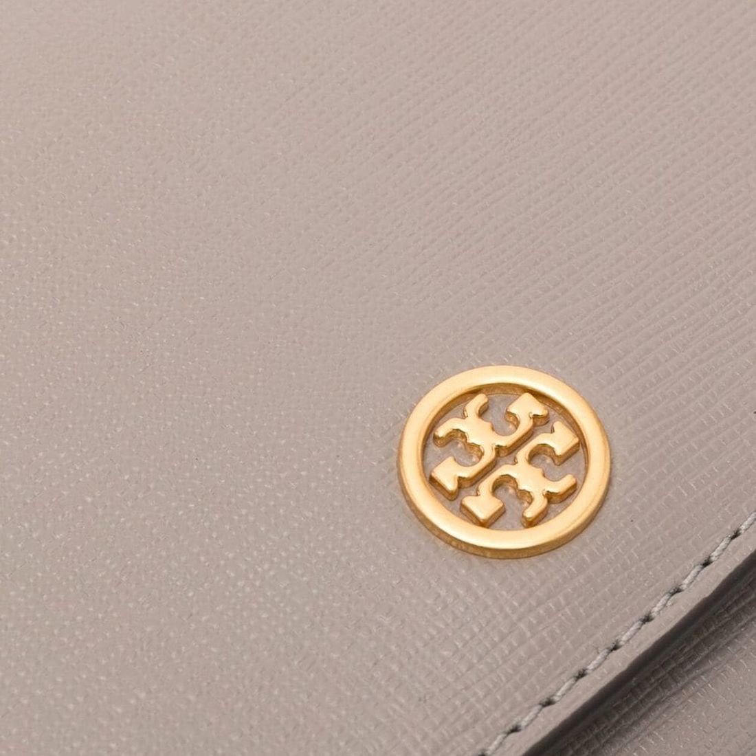 TORY BURCH Piniginė moterims, Pilka, Robinson chain wallet 4