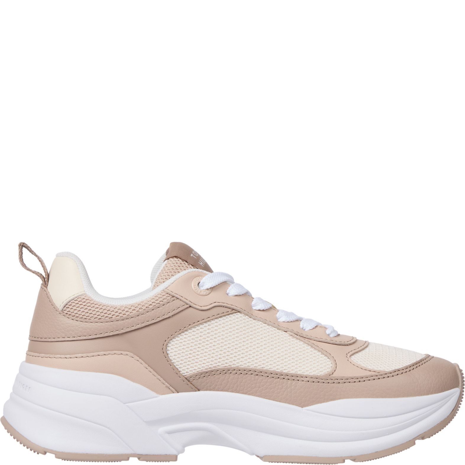 TOMMY HILFIGER Laisvalaikio bateliai moterims, Smėlio, Chunky runner sneaker 2