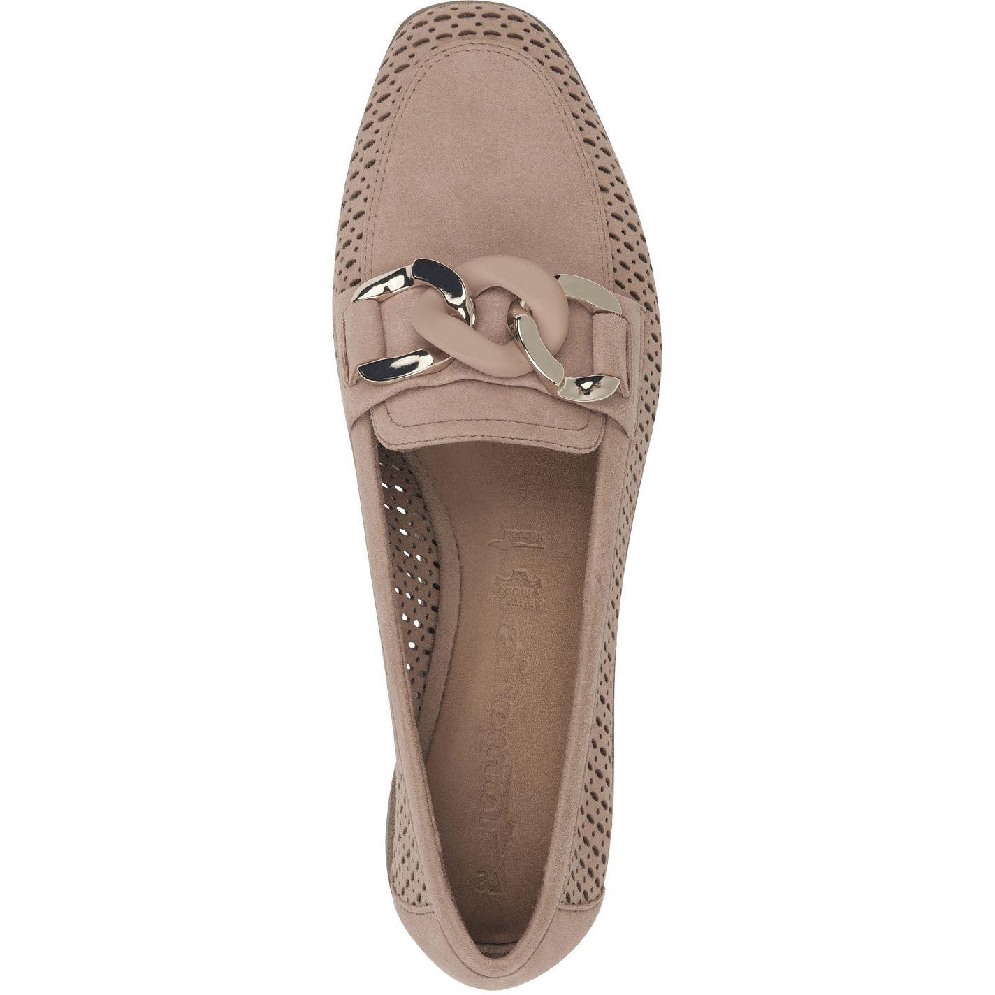 TAMARIS Loaferiai moterims, Smėlio, LOAFERS 5