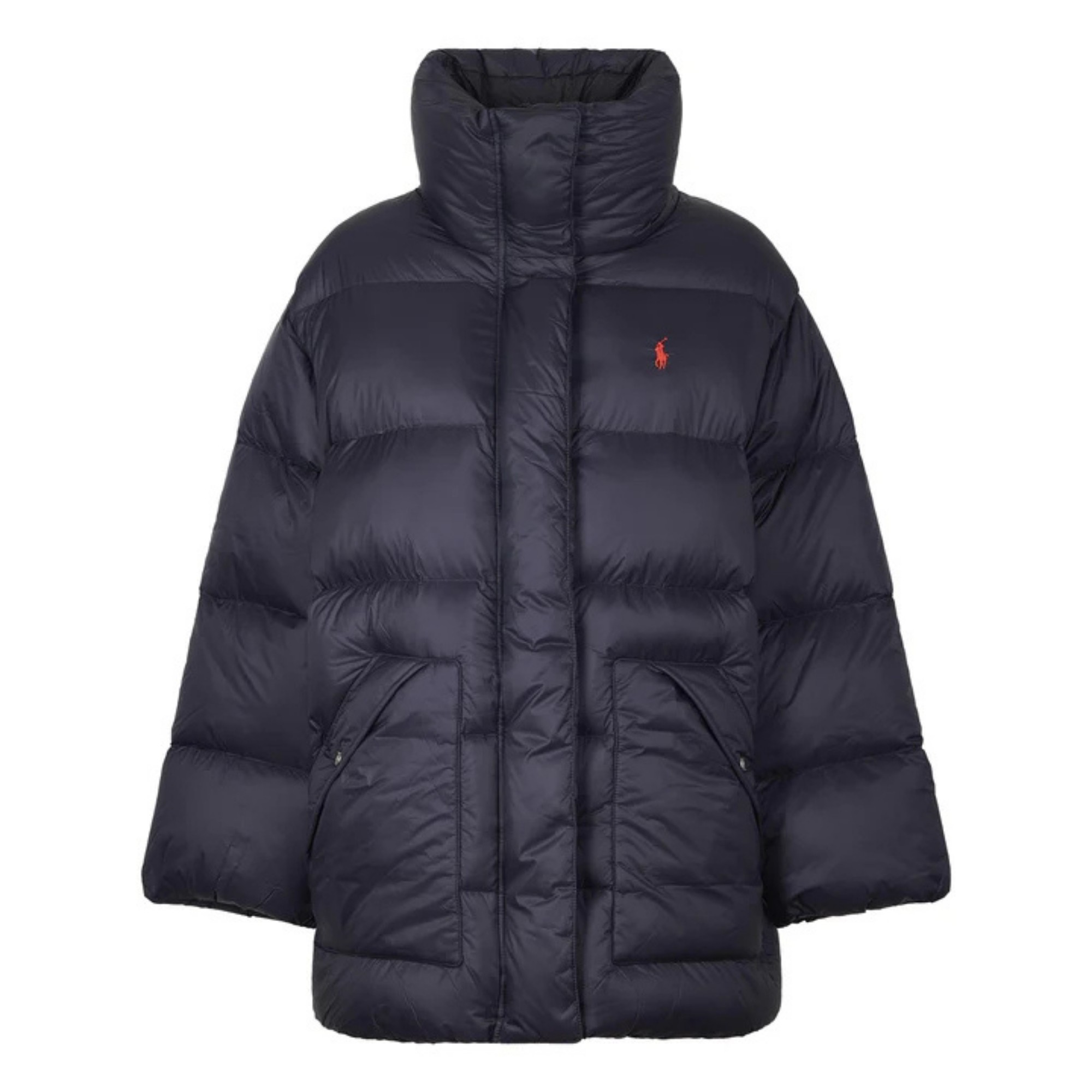 POLO RALPH LAUREN Pūkinis paltas moterims, Juoda, Puffer coat