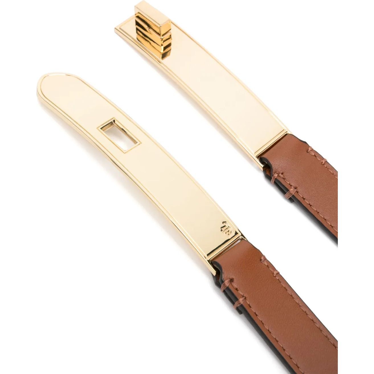 LAUREN RALPH LAUREN Diržas moterims, Ruda, Trnlock-belt-skinny 2