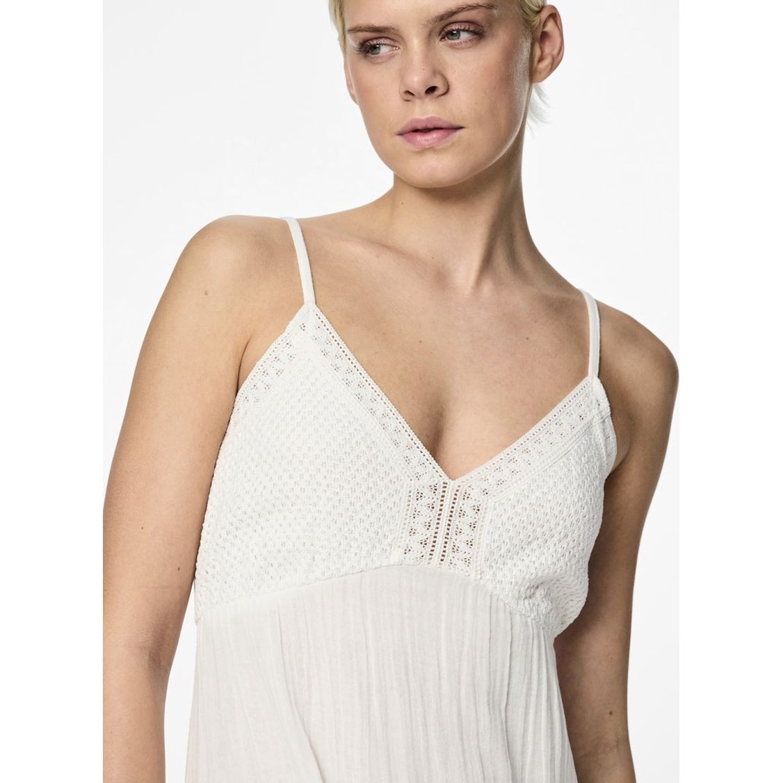 PIECES Maxi suknelė moterims, Balta, Pcastina maxi dress 6