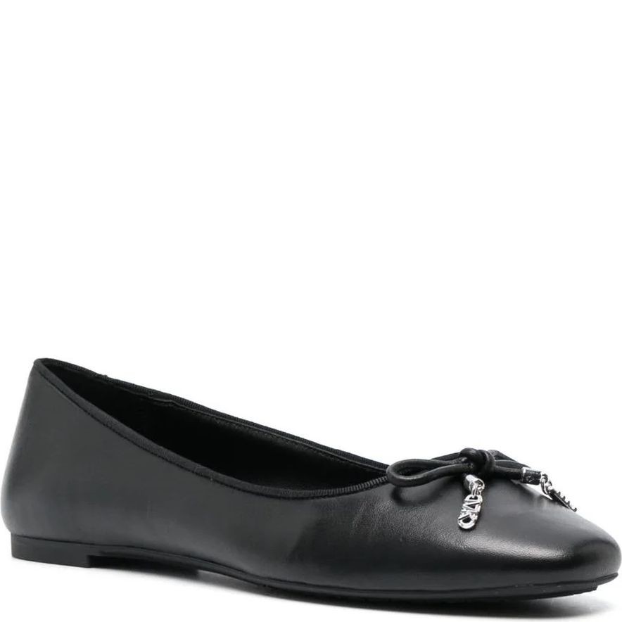 MICHAEL KORS Balerinos moterims, Juoda, Nori flat 1