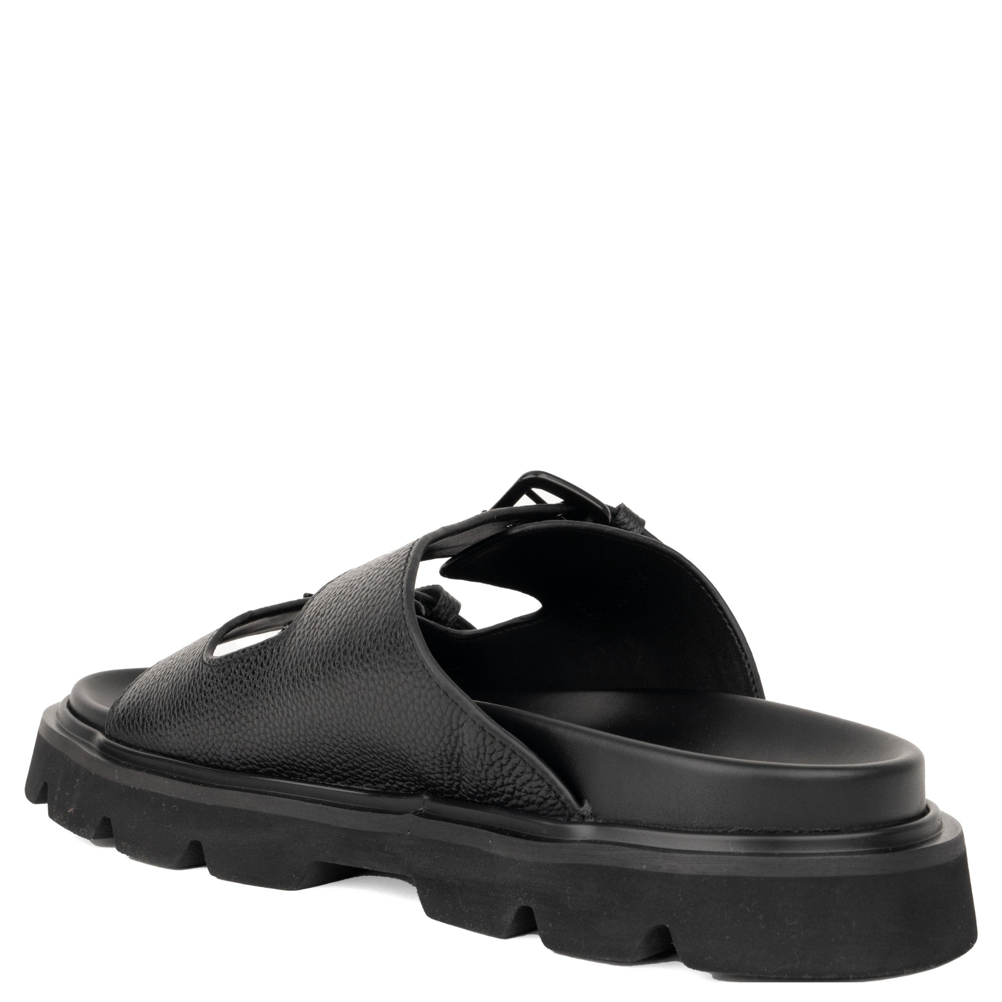 SERGIO MORETTI Šlepetės vyrams, Juoda, Slippers 3