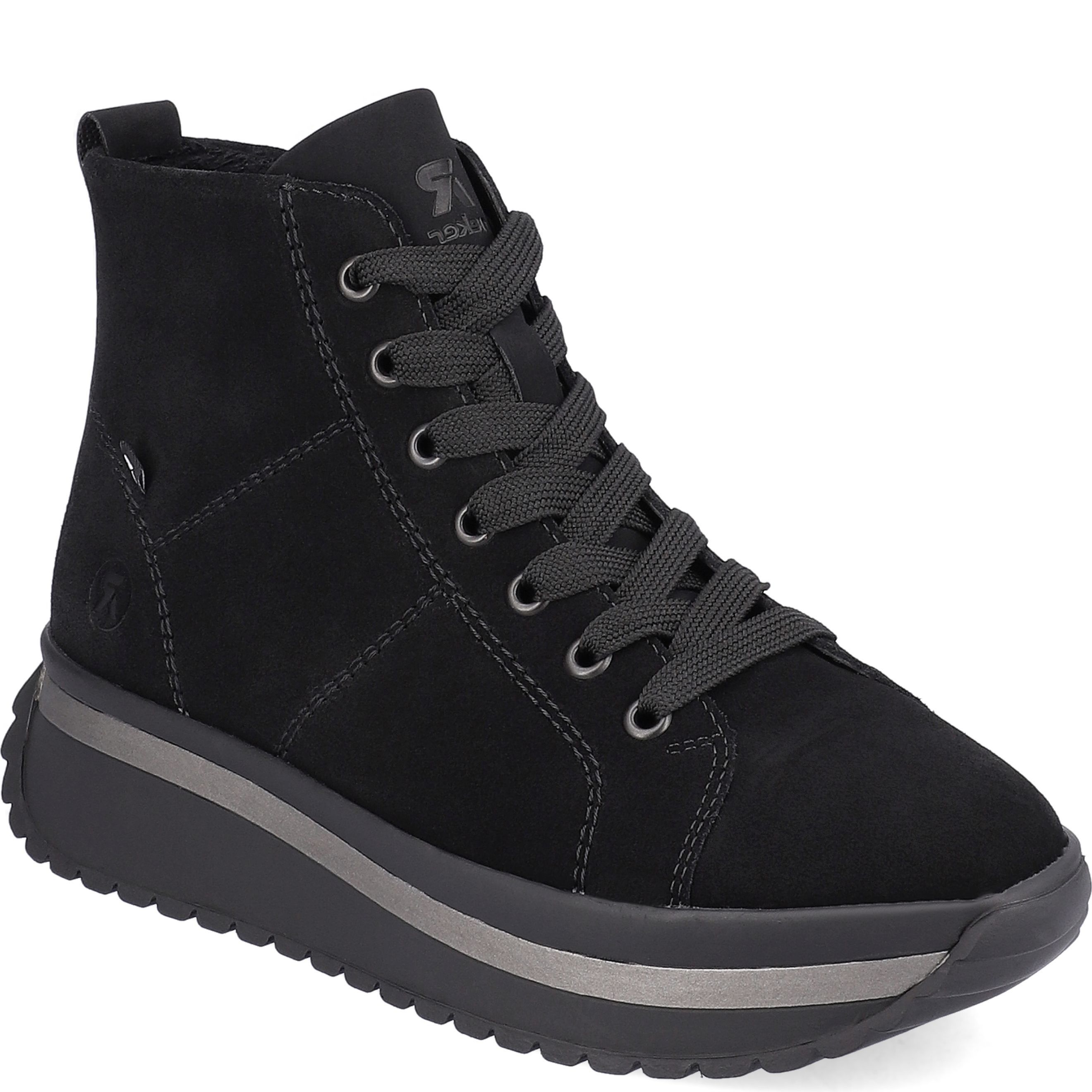 RIEKER Aulinukai moterims, Juoda, BOOTIES 1