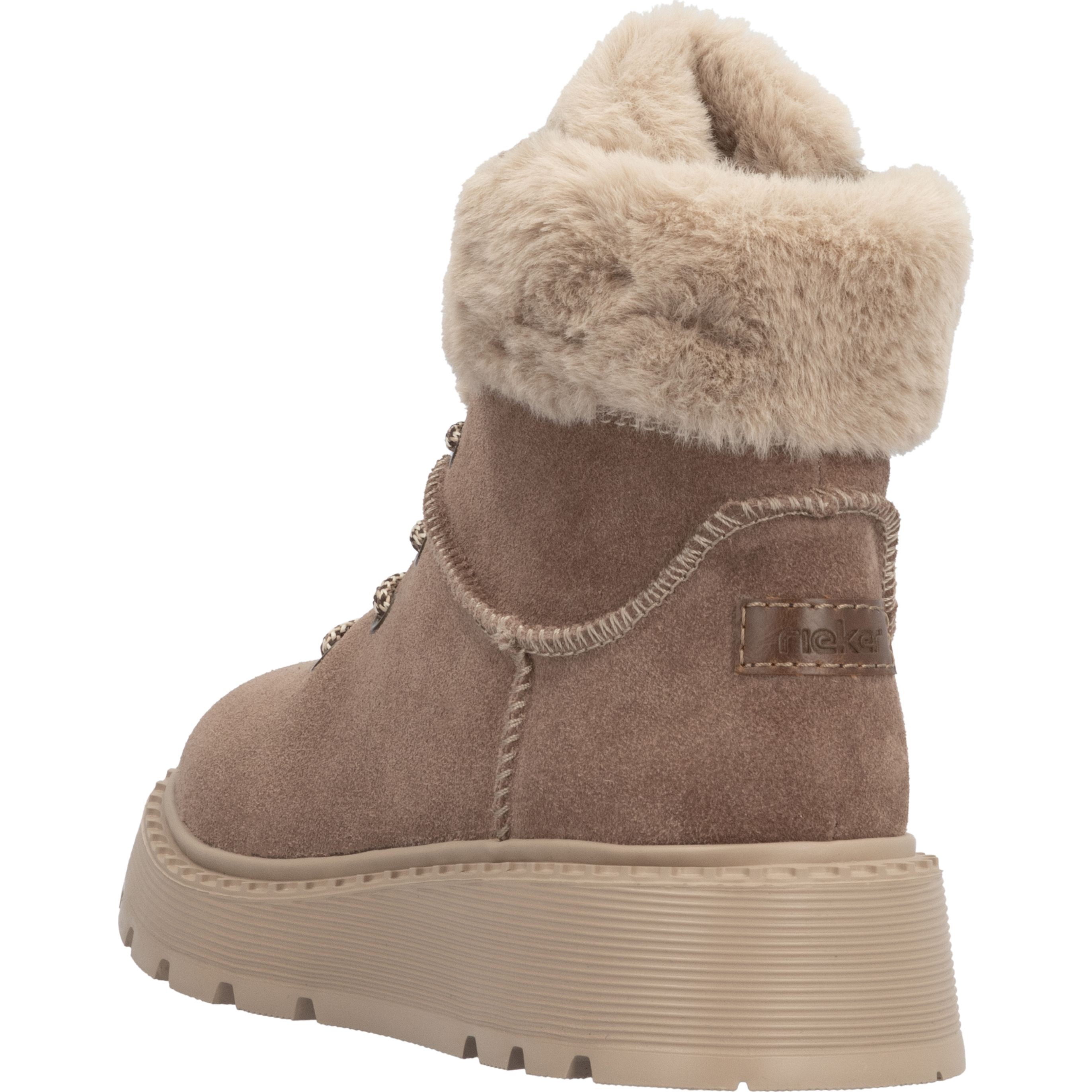 RIEKER Aulinukai moterims, Ruda, Ladies mid height boots 6