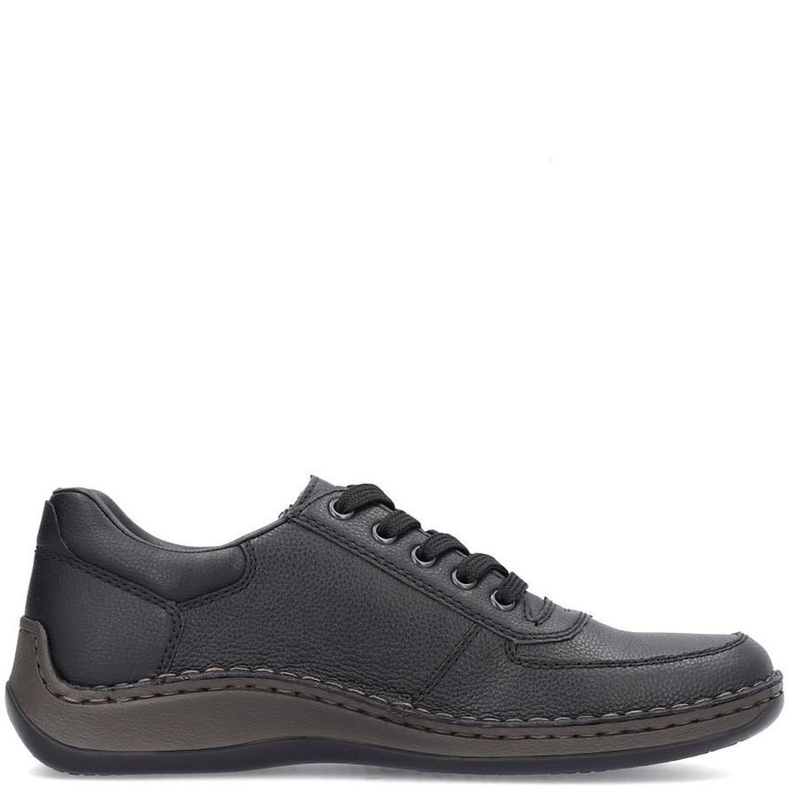 RIEKER Laisvalaikio bateliai vyrams, Juoda, LEISURE 7