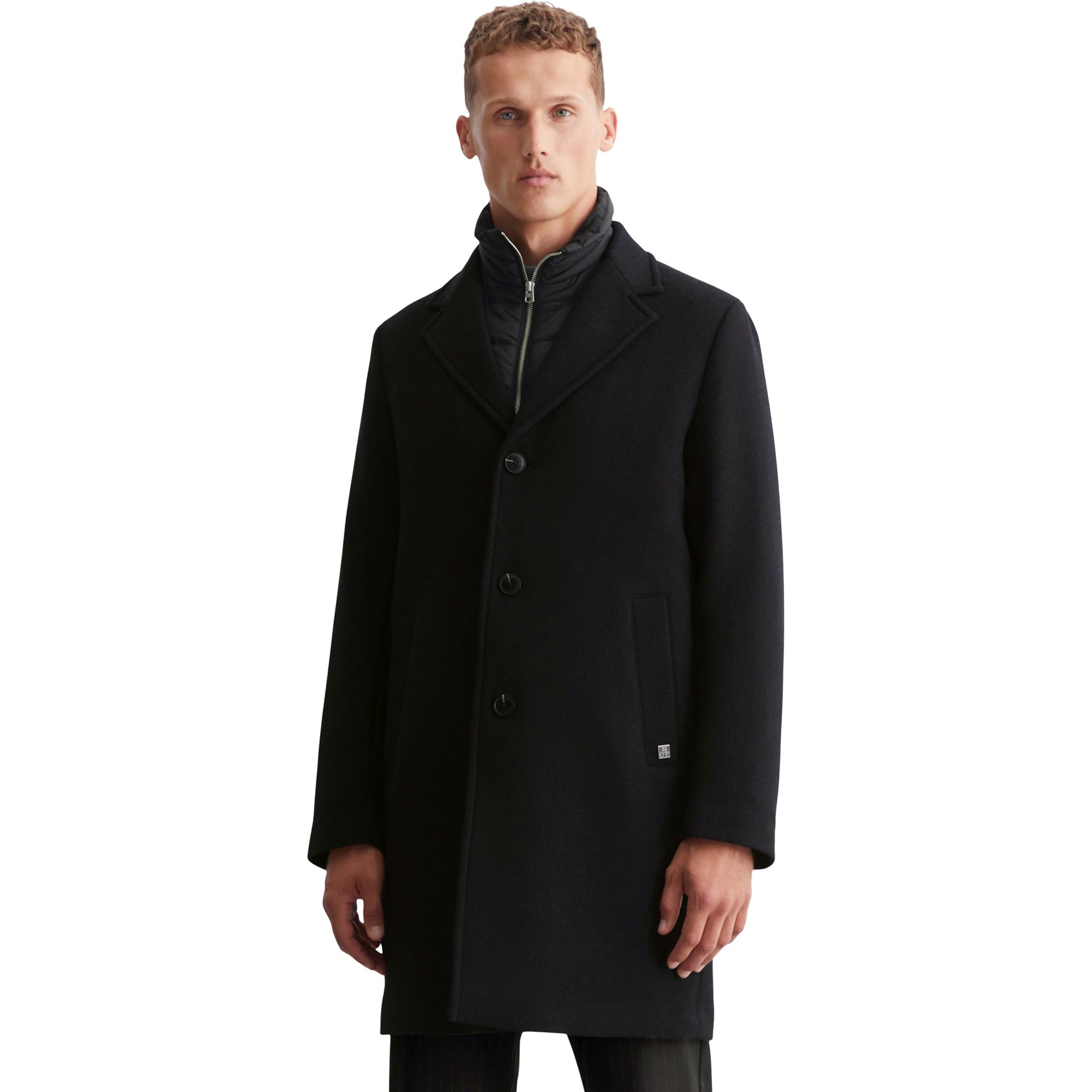 MARC O'POLO Paltas vyrams, Juoda, Coats 430025271094 2