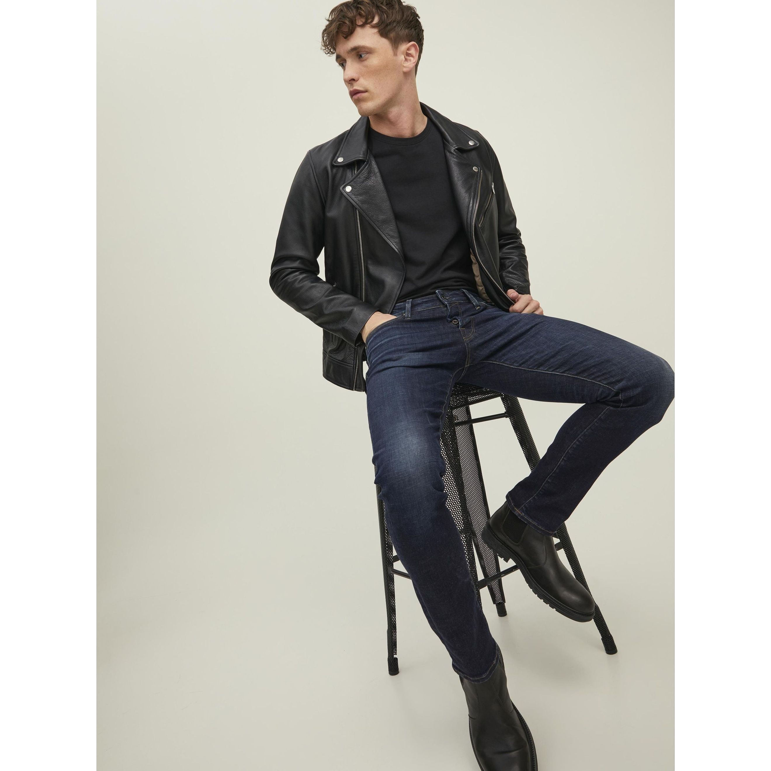 JACK & JONES Slim džinsai vyrams, JJIGLENN JJICON JJ 5 8