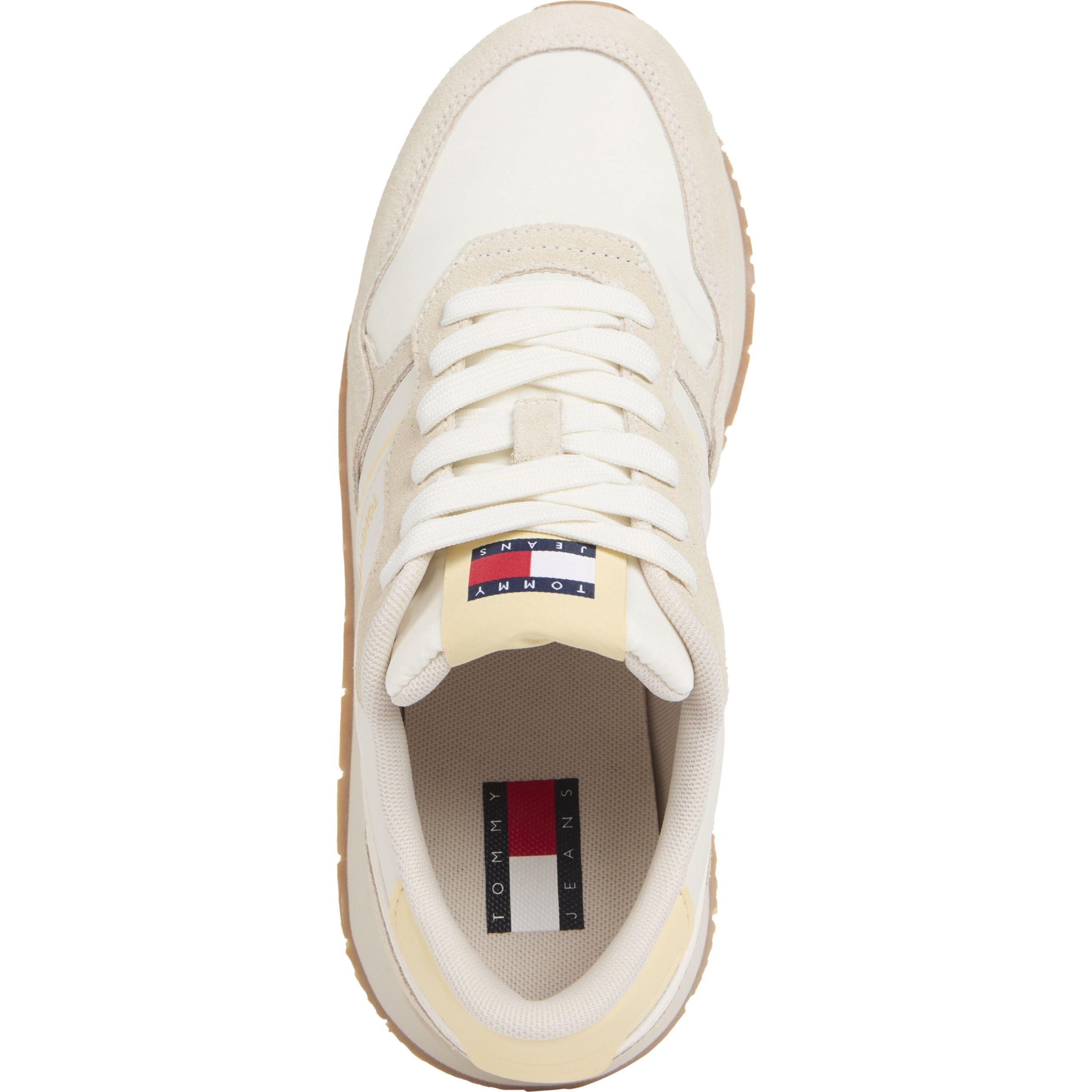 TOMMY JEANS Laisvalaikio bateliai moterims, Smėlio, Eva runner light sneaker 5
