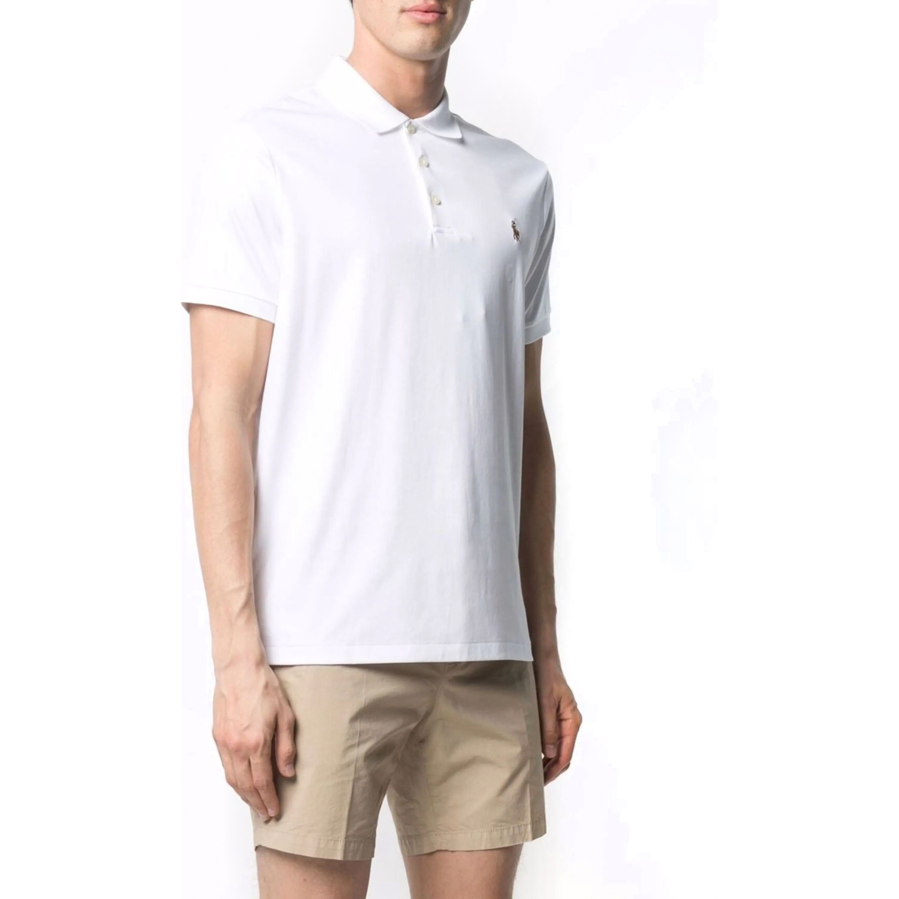 POLO RALPH LAUREN Polo marškiniai trumpos rank. vyrams, Balta, Polo shirt 2