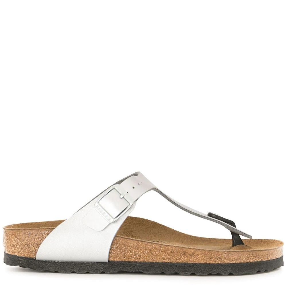 BIRKENSTOCK Šlepetės moterims, Sidabrinė, Gizeh BS 2