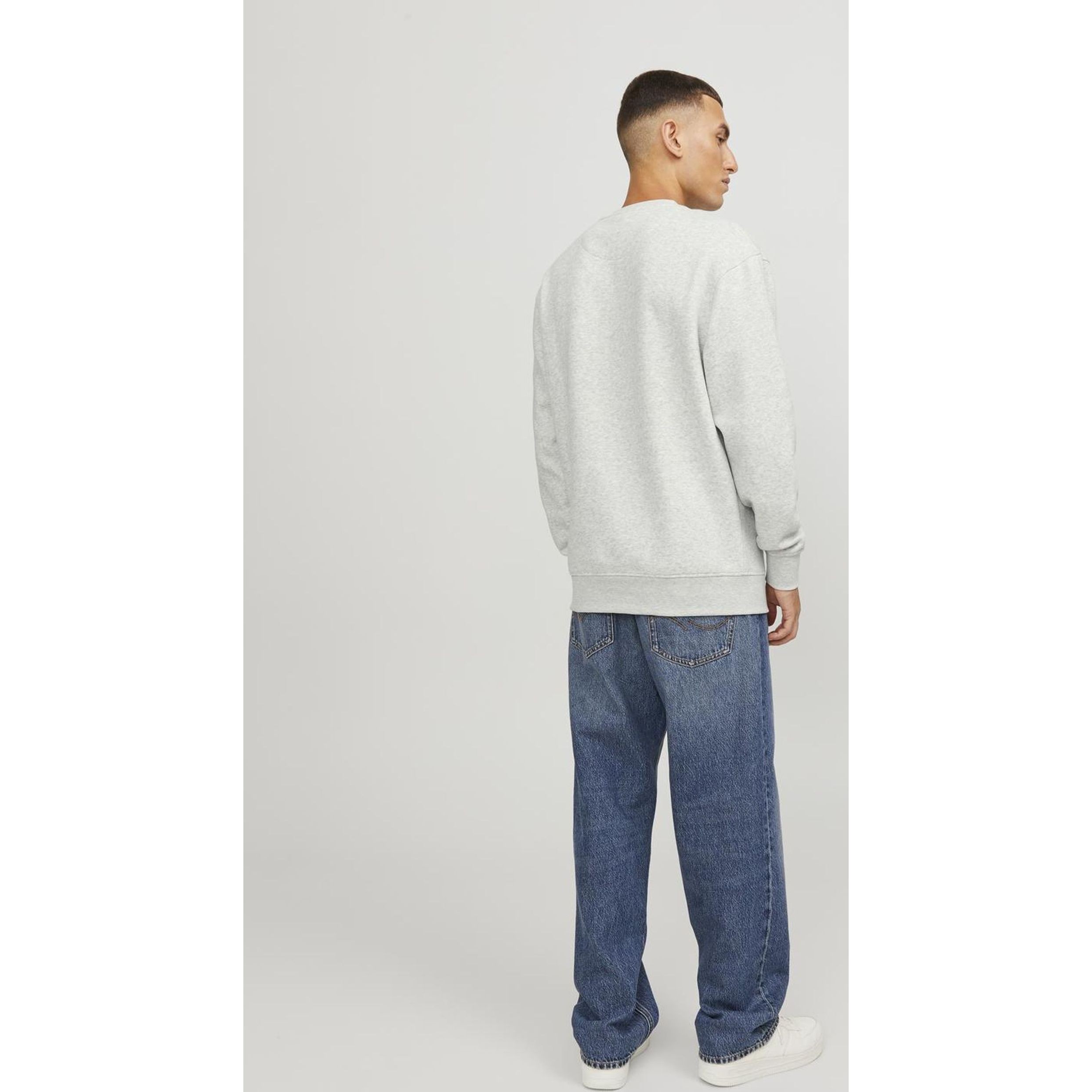 JACK & JONES Sportinis nertinis vyrams, Balta, Jorvestersweatshirt 3