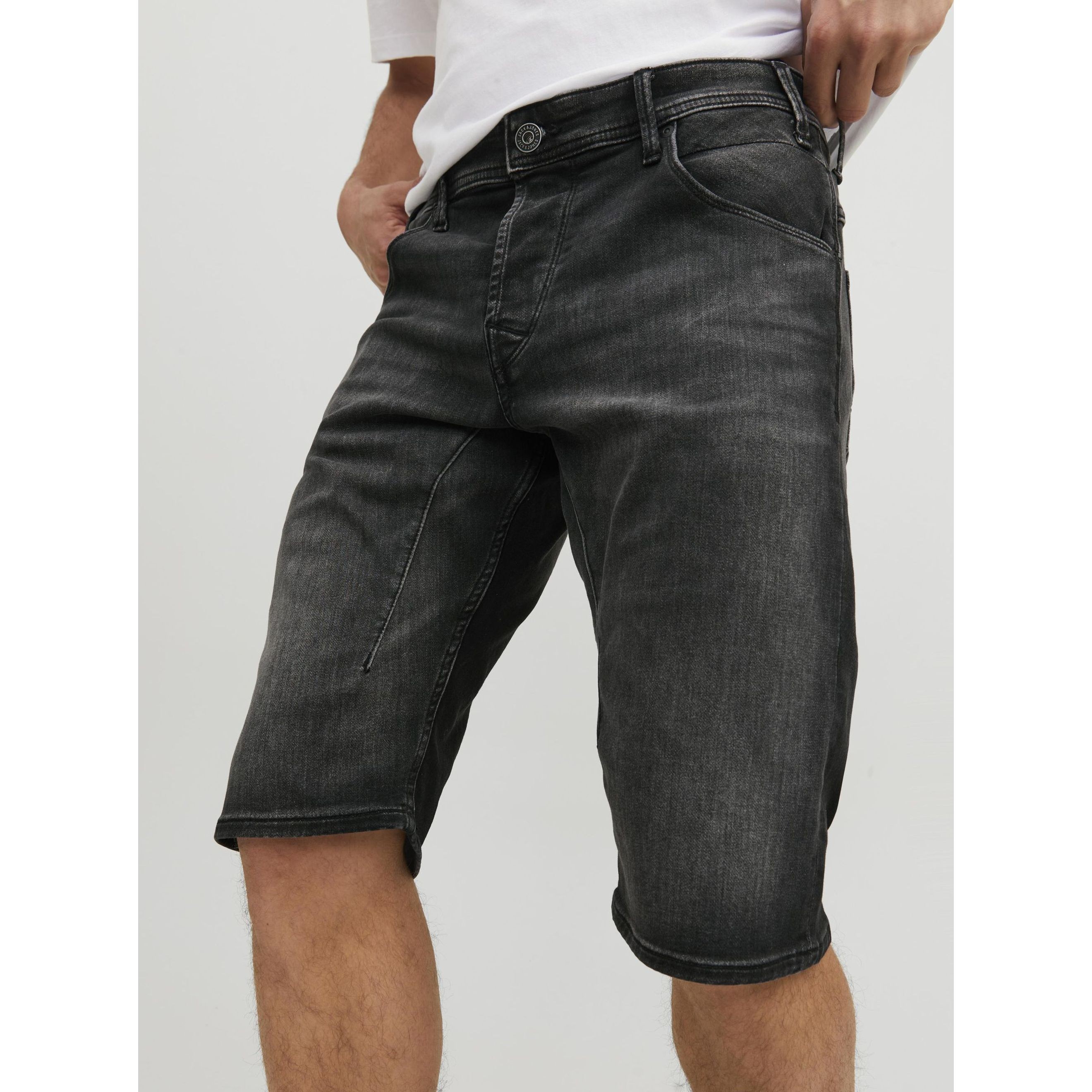 JACK & JONES Šortai vyrams, Juoda, JJISCALE JJLONG SHORTS 7
