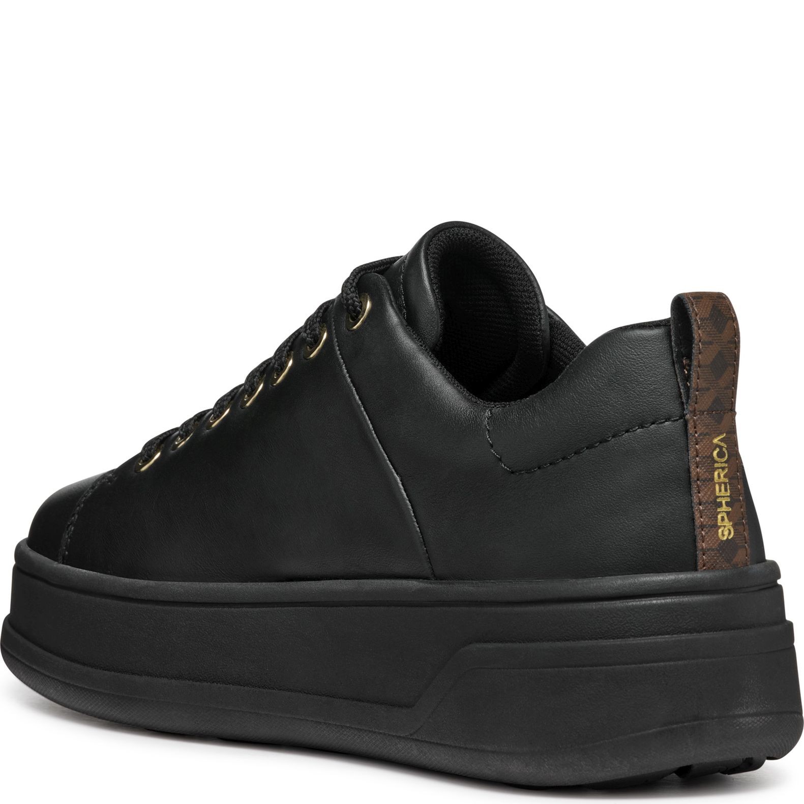 GEOX Laisvalaikio bateliai moterims, Juoda, Spherica ecub leisure 3