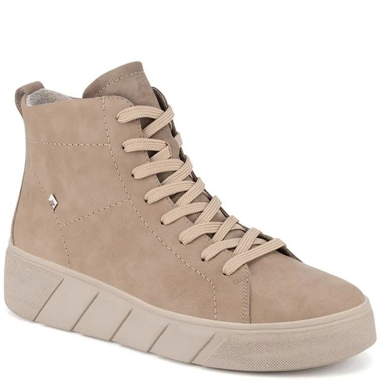 RIEKER EVOLUTION Aulinukai moterims, Smėlio, Ladies mid height boots 2