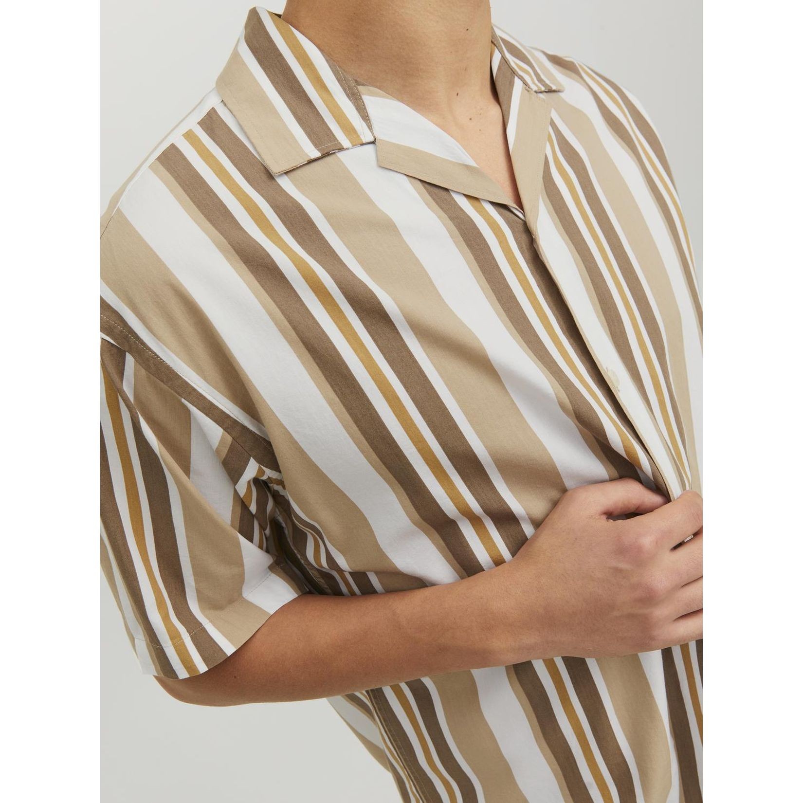 JACK & JONES Marškiniai vyrams, Smėlio, JPRBLATROPIC RE 4