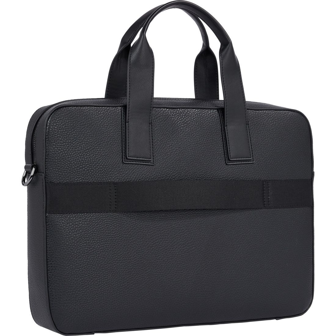 TOMMY HILFIGER Dėklas kompiuteriui vyrams, Juoda, Central slim computer bag 2