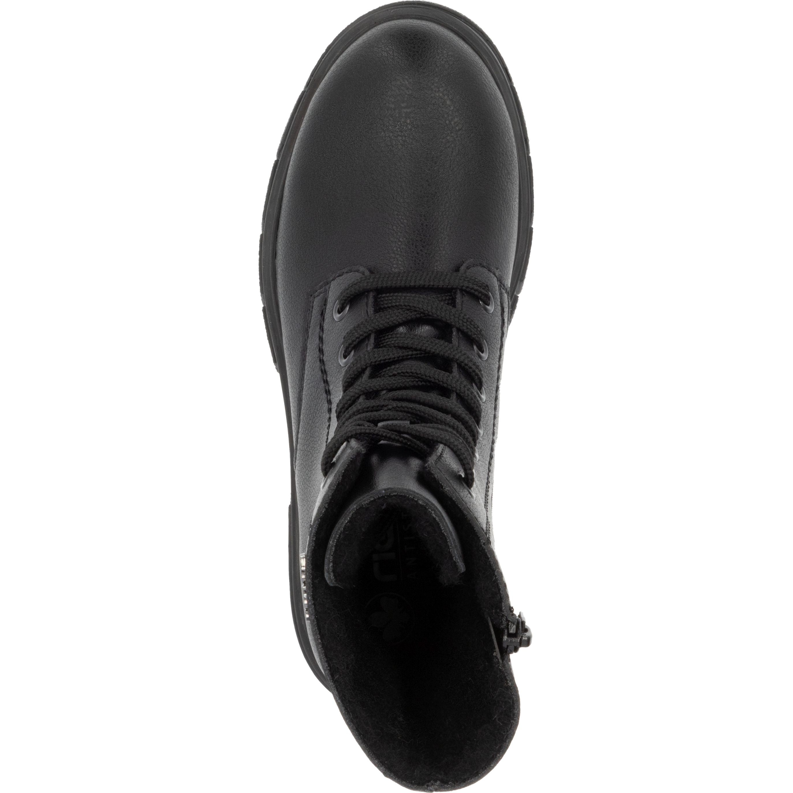 RIEKER Aulinukai moterims, Juoda, Ladies mid height boots 7