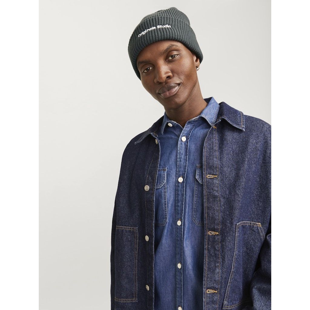 JACK & JONES Skrybėlė vyrams, Mėlyna, Vester bro beanie 4
