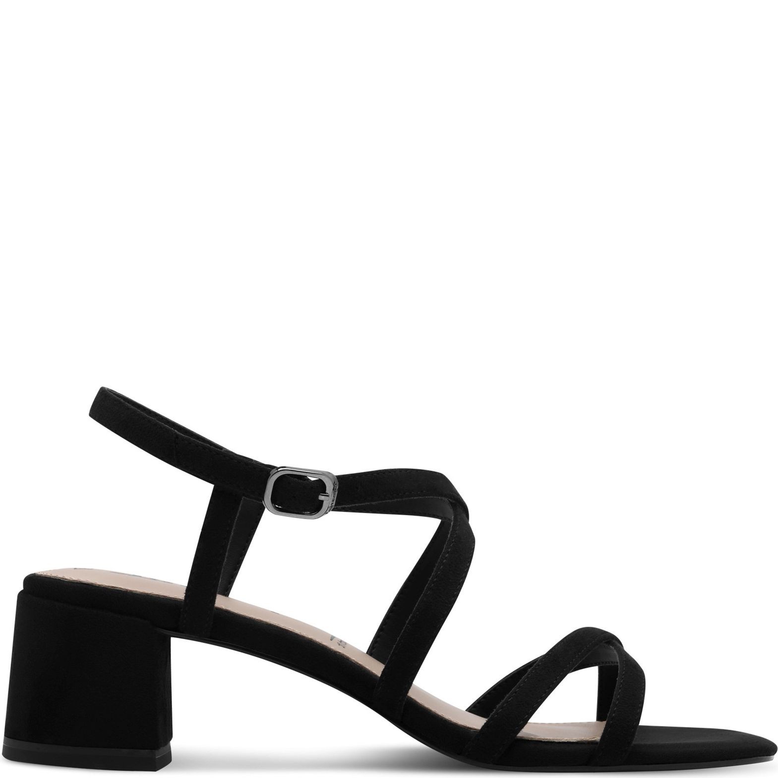 TAMARIS Basutės moterims, Juoda, Sandal heel 2