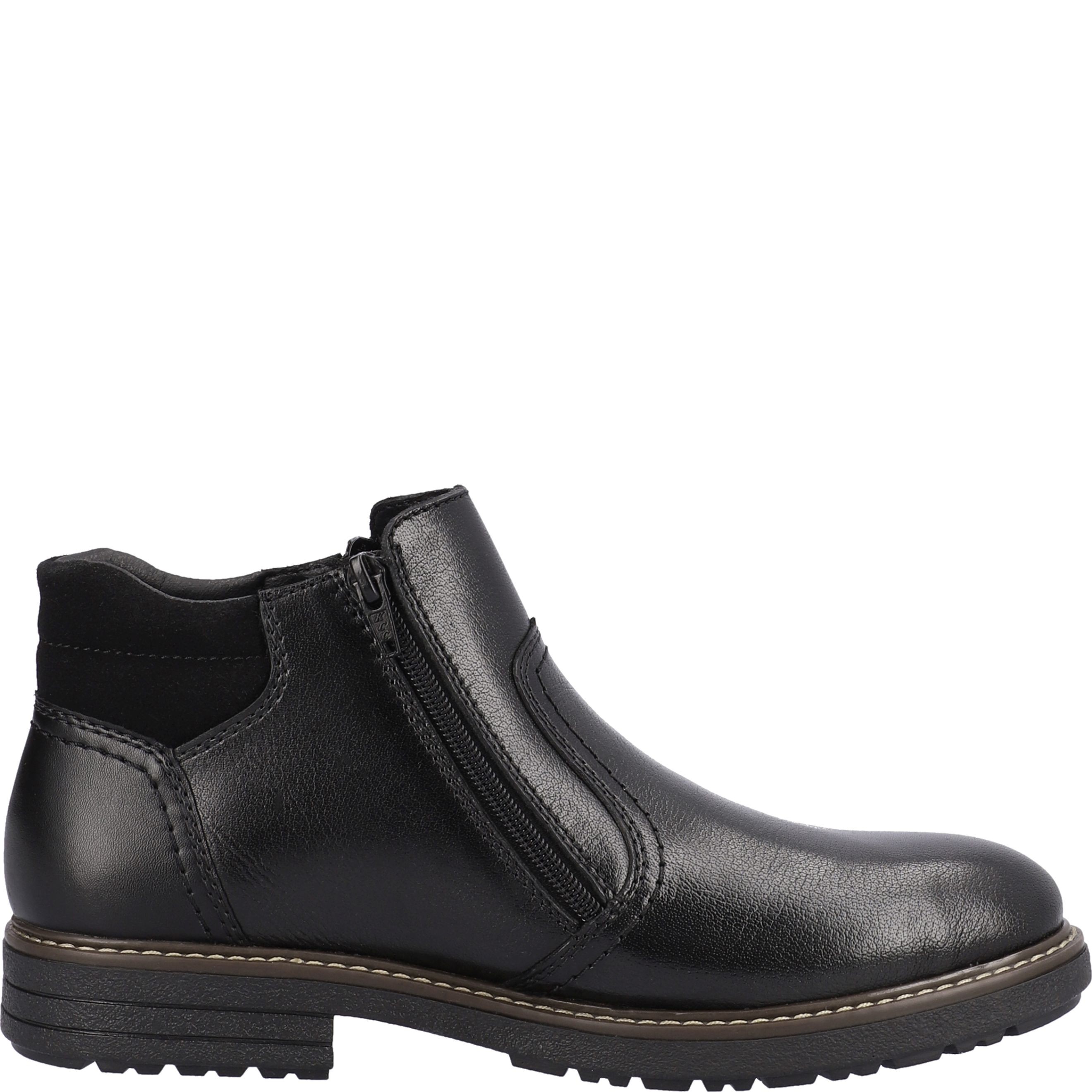 RIEKER Aulinukai vyrams, Juoda, BOOTIES 5