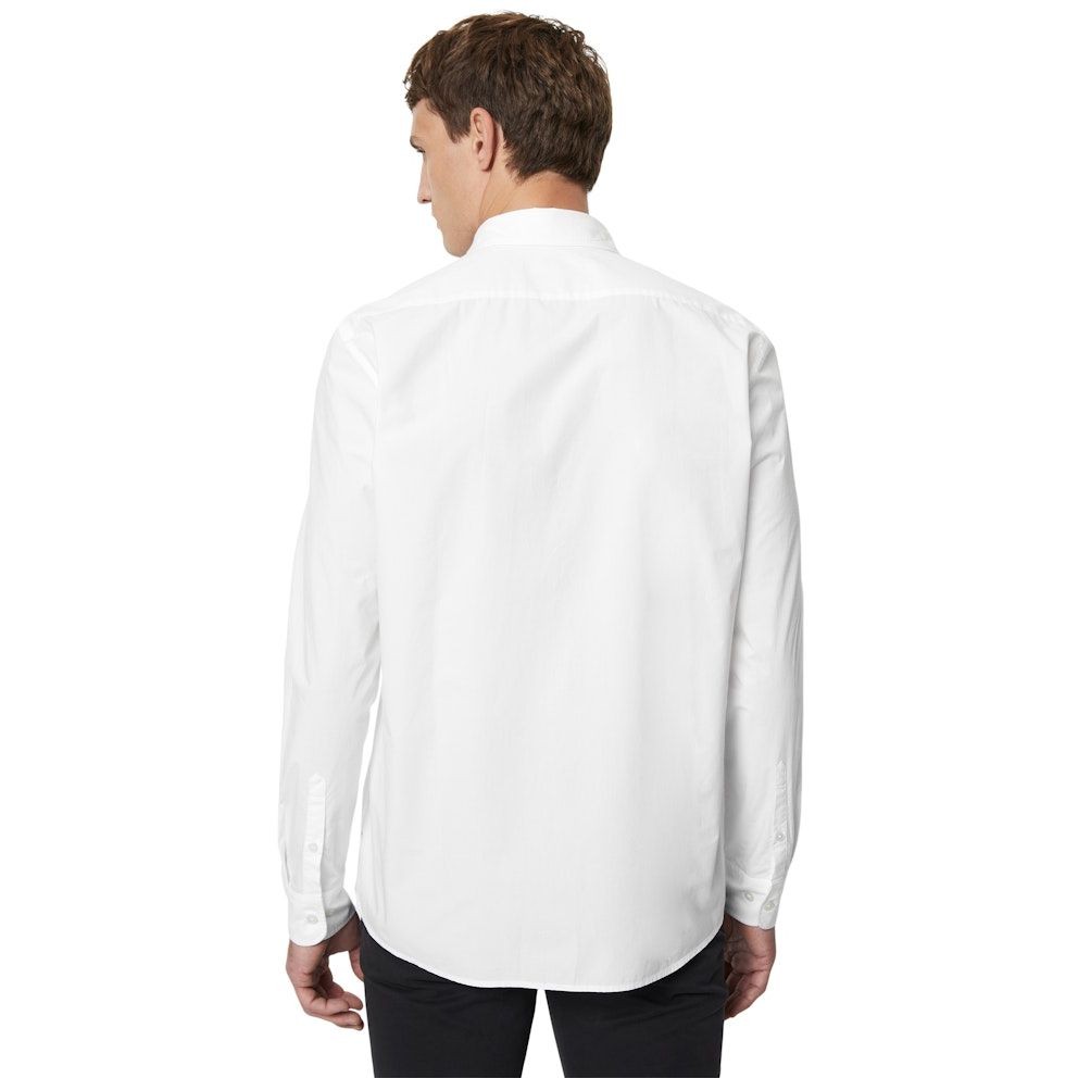MARC O'POLO Marškiniai ilgomis rankovėmis vyrams, Balta 3