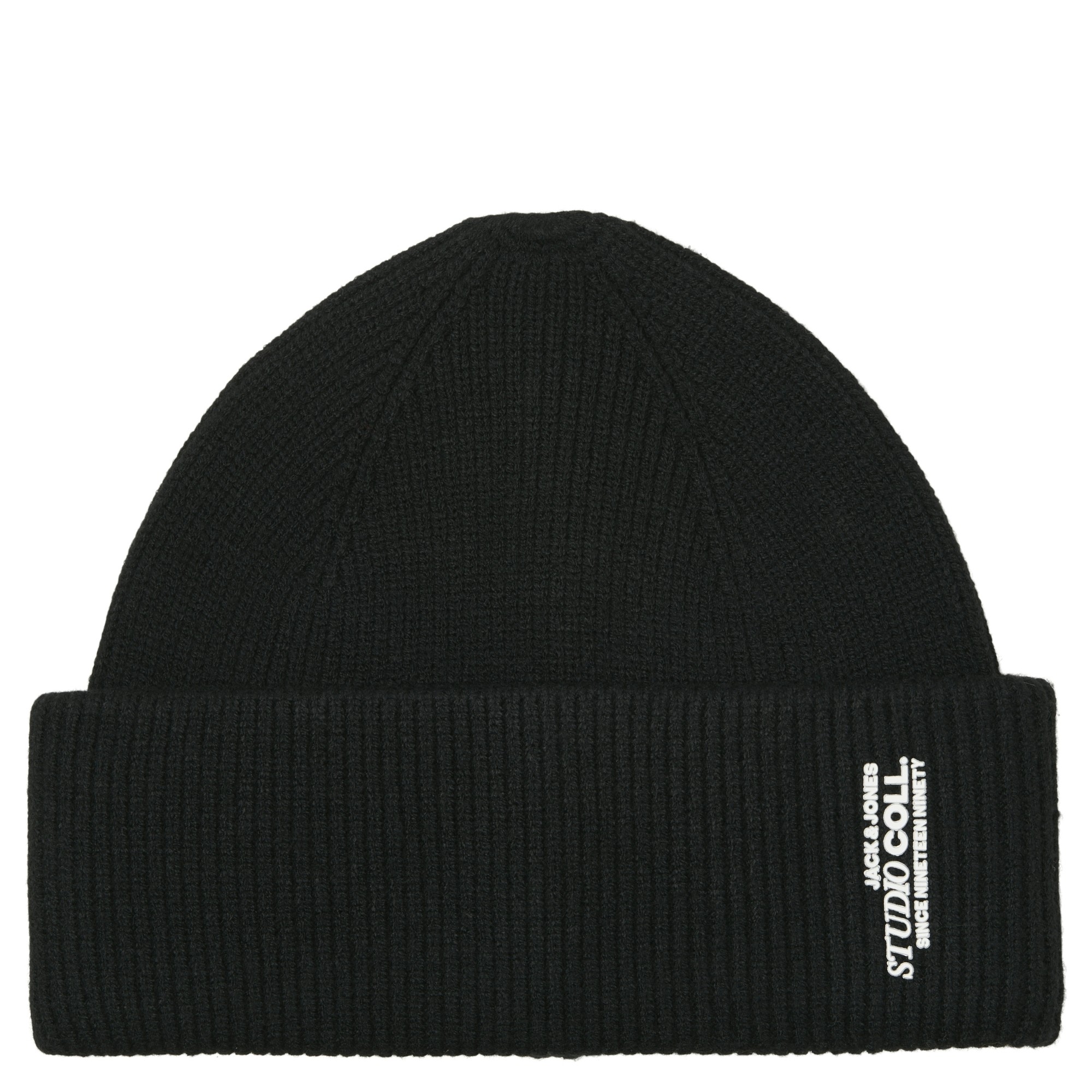 JACK & JONES Skrybėlė vyrams, Juoda, Coll regular beanie 2