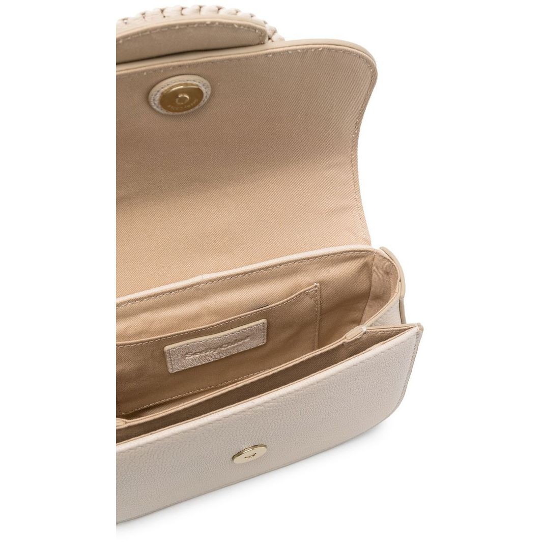 SEE BY CHLOE Rankinė per petį moterims, Smėlio, Hana chain bag 4