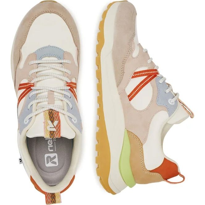 RIEKER Laisvalaikio bateliai moterims, Balta, Sneakers 3
