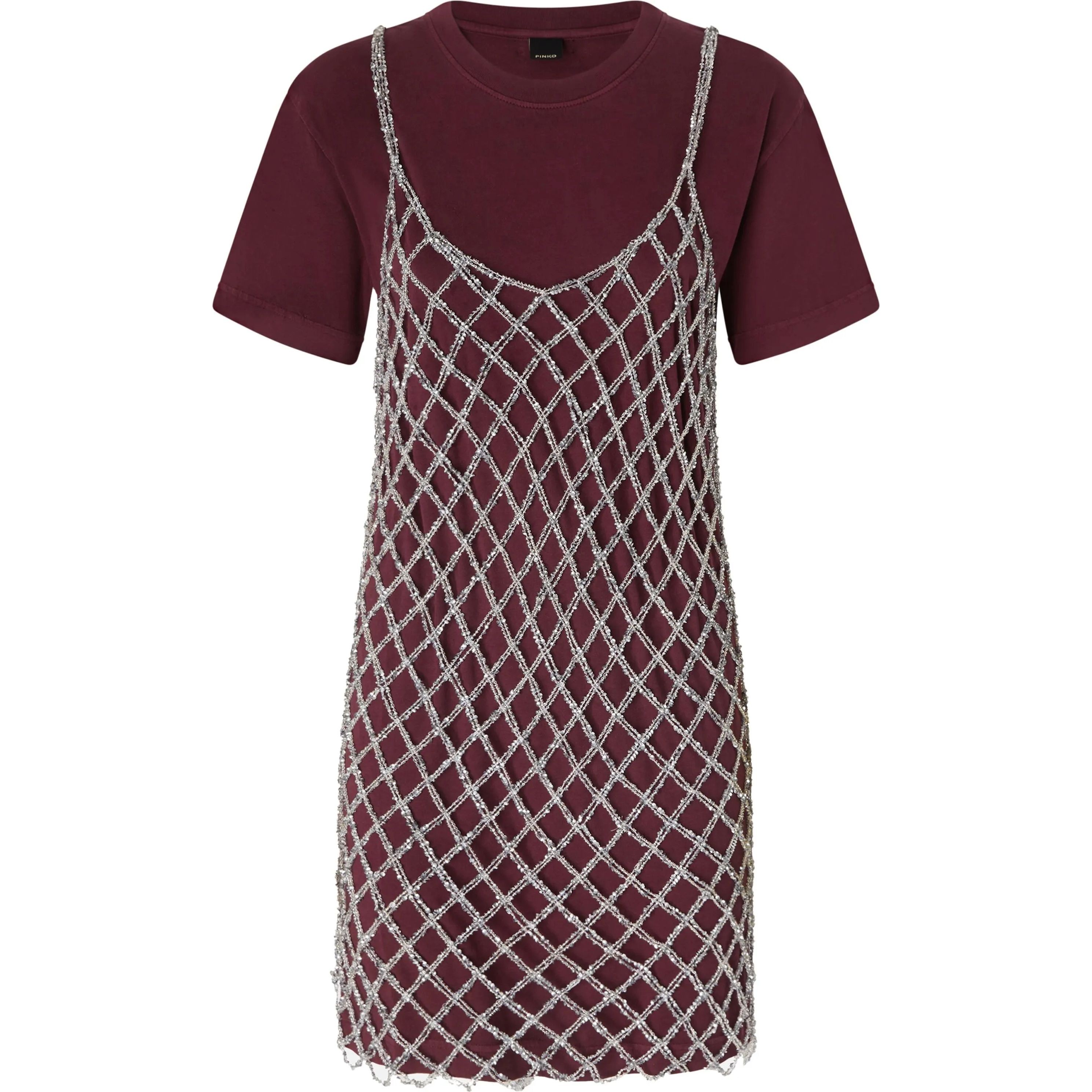 PINKO Mini suknelė moterims, Ruda, Vladimir dress 1