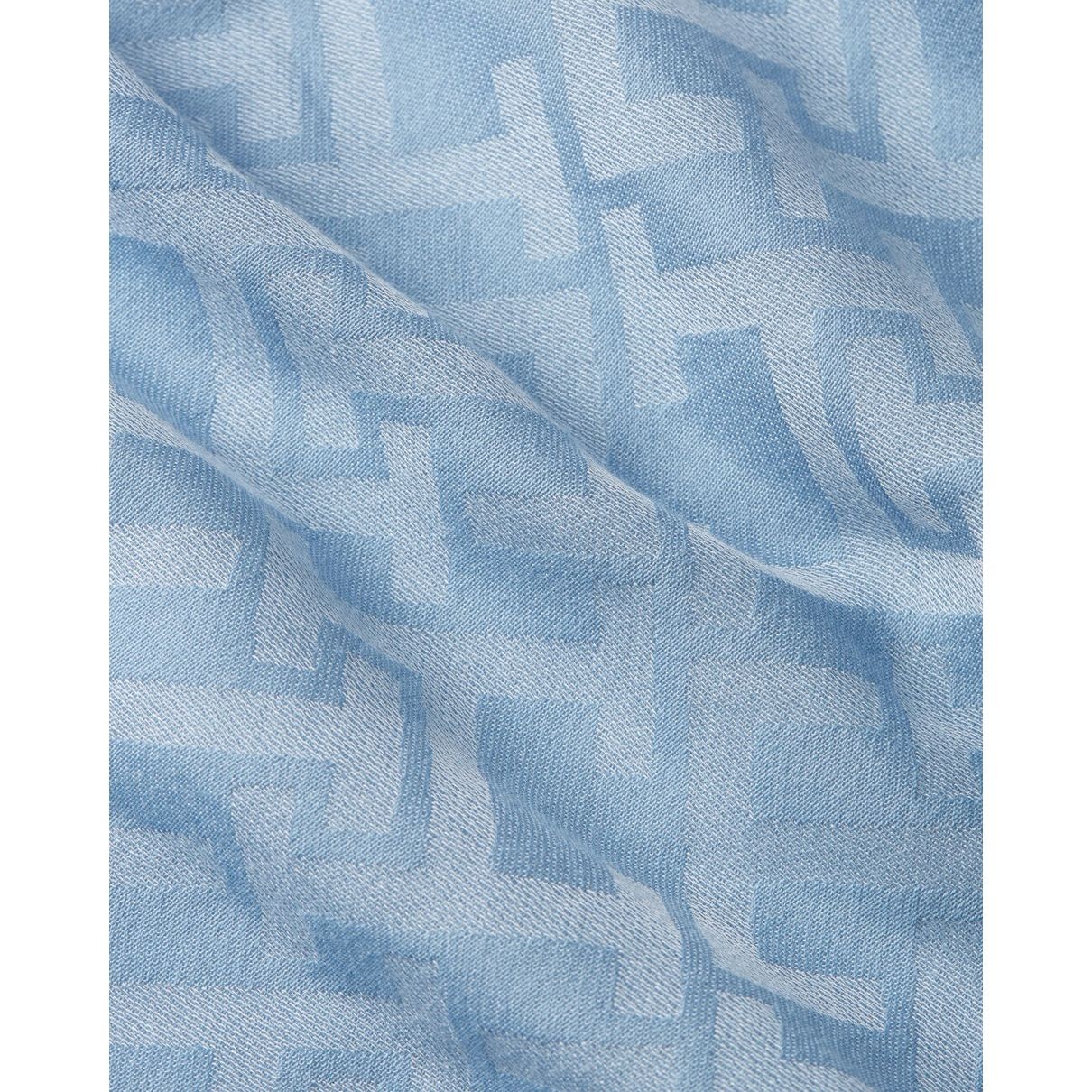 TOMMY HILFIGER Šalikas moterims, Mėlyna, Contemporary scarf mono 3