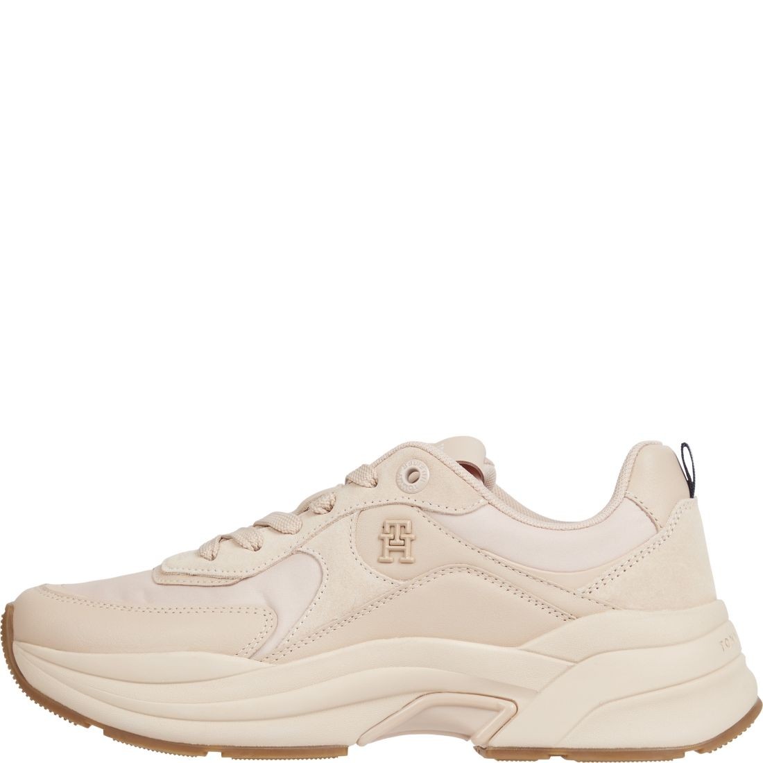 TOMMY HILFIGER Sportiniai bateliai moterims, Rožinė, Elevated chunky runner shoe 7