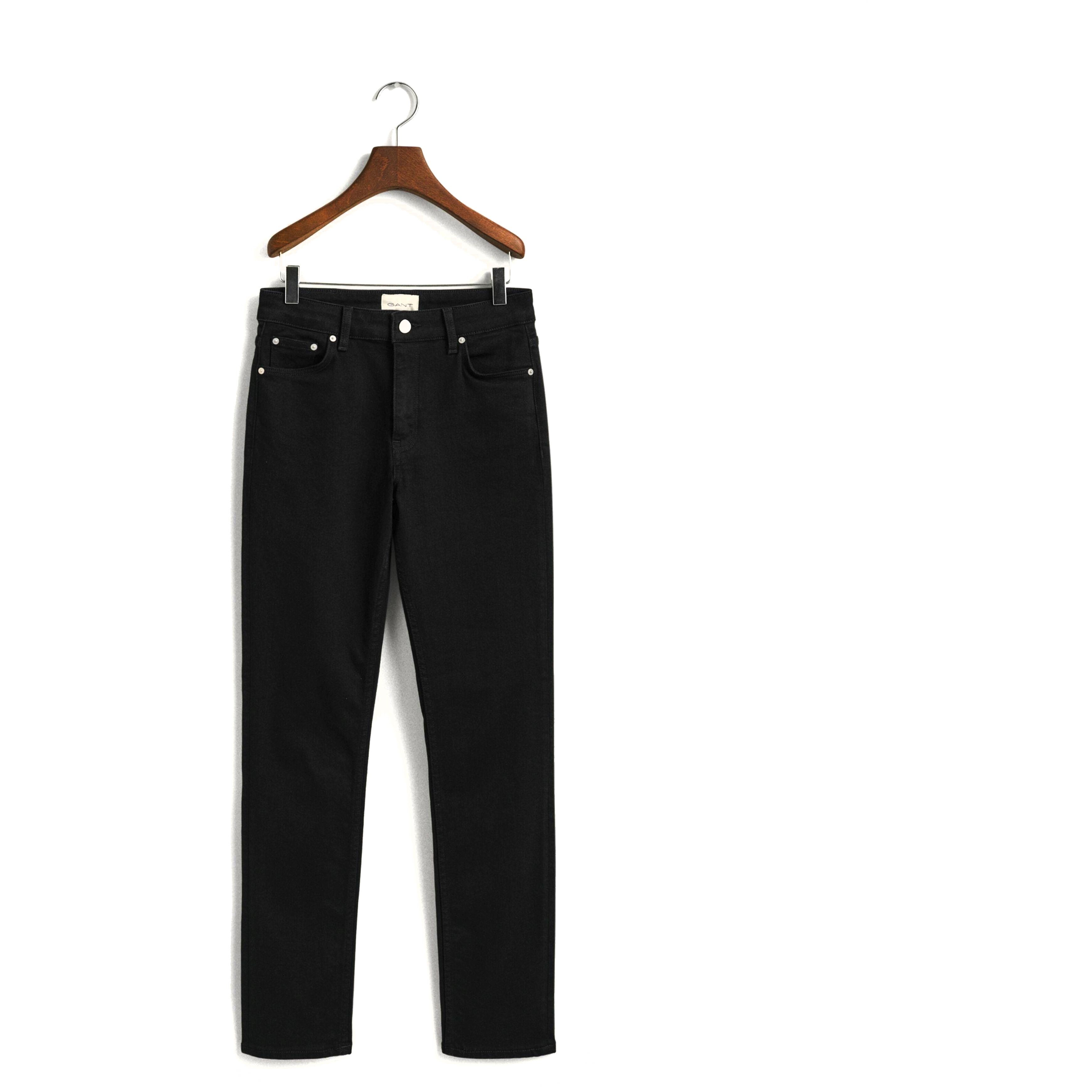 GANT Aptempti džinsai moterims, Juoda 1