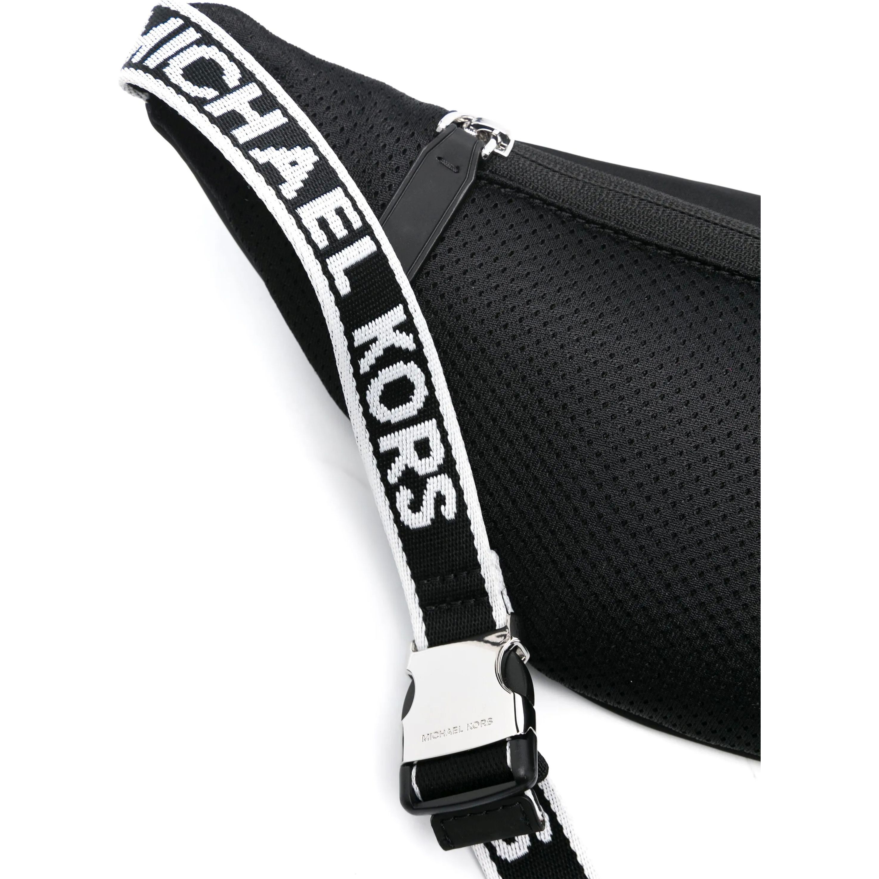 MICHAEL KORS Rankinė per juosmenį vyrams, Juoda, Malone nylon belt bag 3