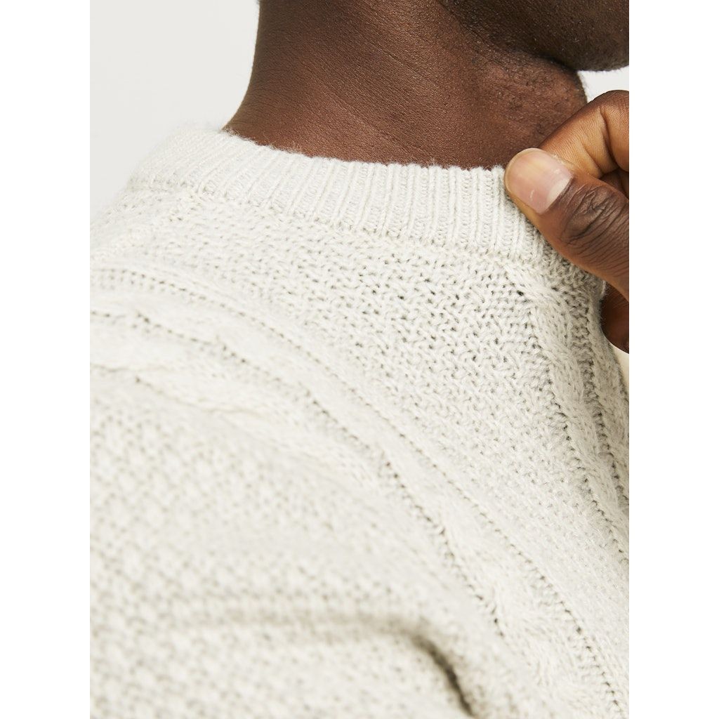 JACK & JONES Megztinis vyrams, Balta, Craig knit crew neck 4