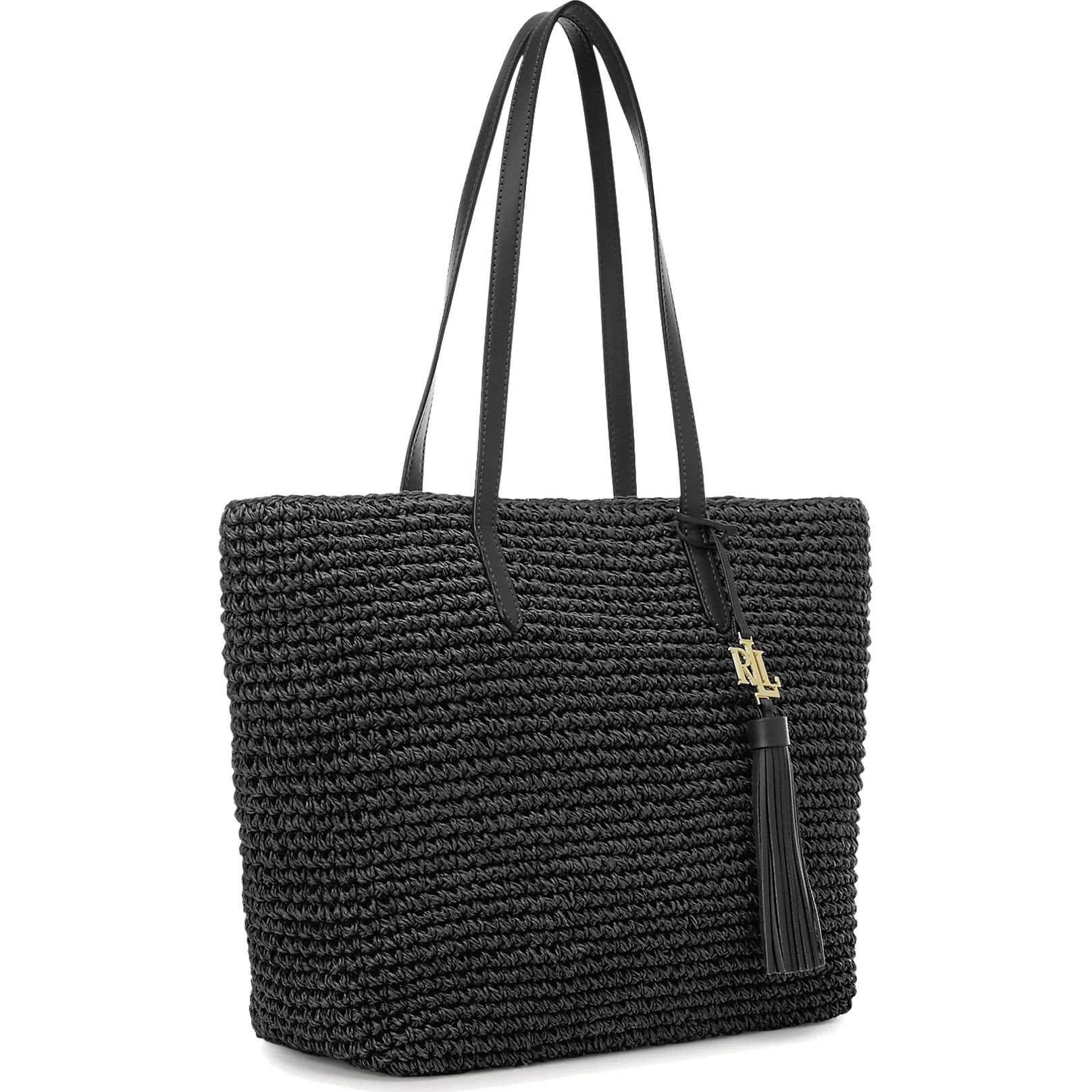 LAUREN RALPH LAUREN Pirkinių krepšys moterims, Juoda, Whitney 29 medium tote 2