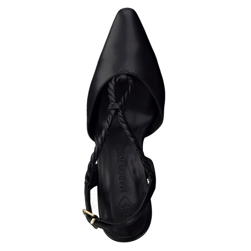 MARCO TOZZI Basutės moterims, Juoda, SANDALS 5