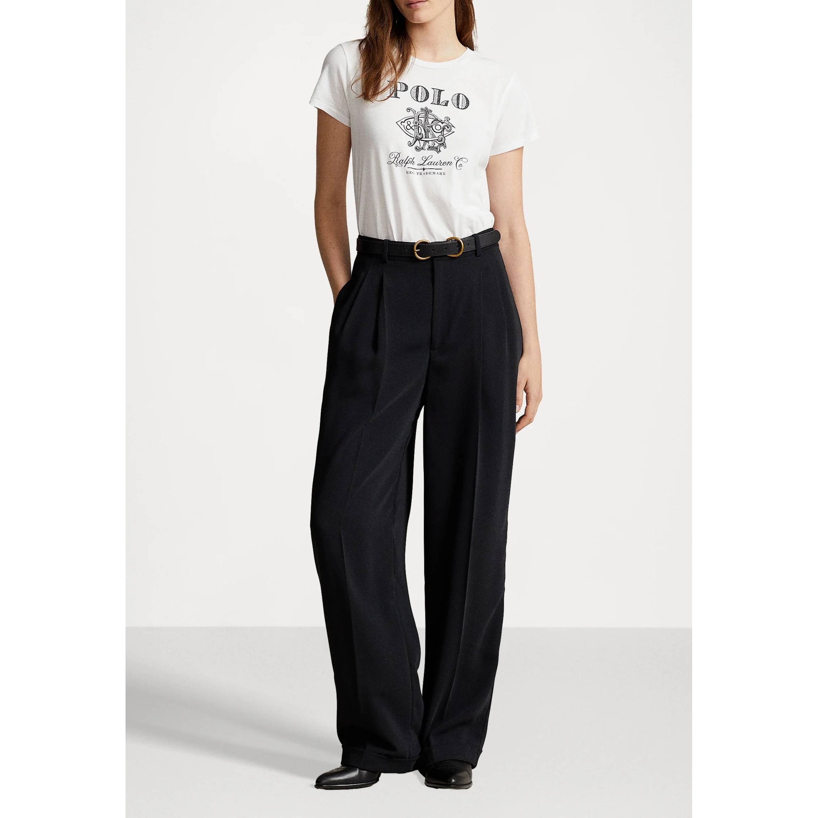 POLO RALPH LAUREN Marškinėliai trump. rankovėmis moterims, Balta, Short sleeve t-shirt 3