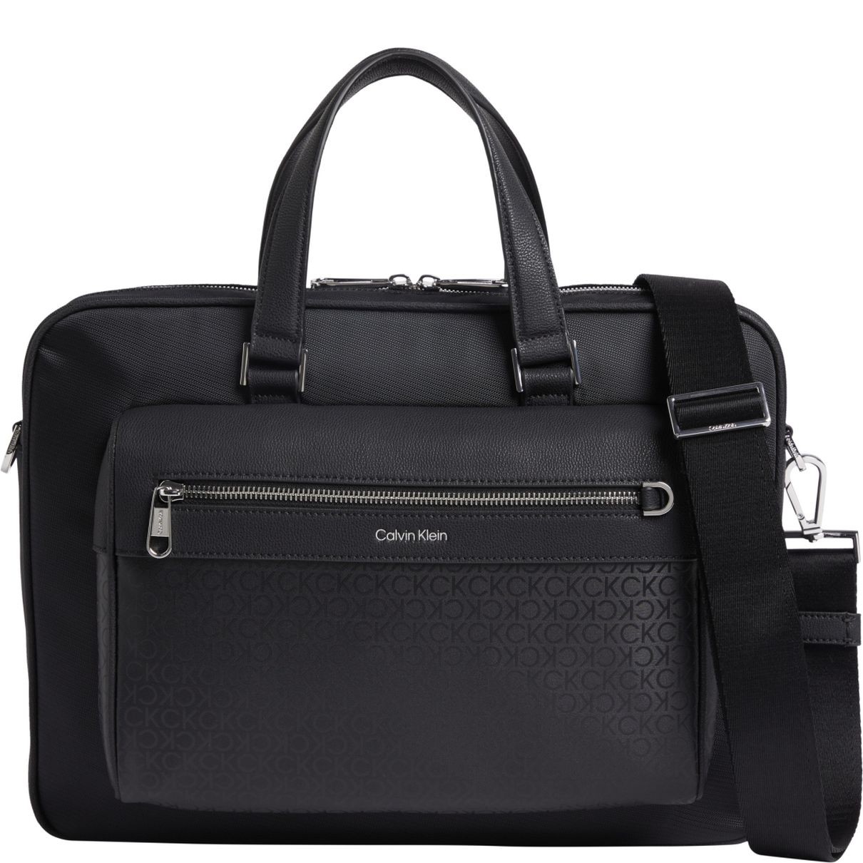 CALVIN KLEIN Dėklas kompiuteriui vyrams, Juoda, Elevated laptop bag 1