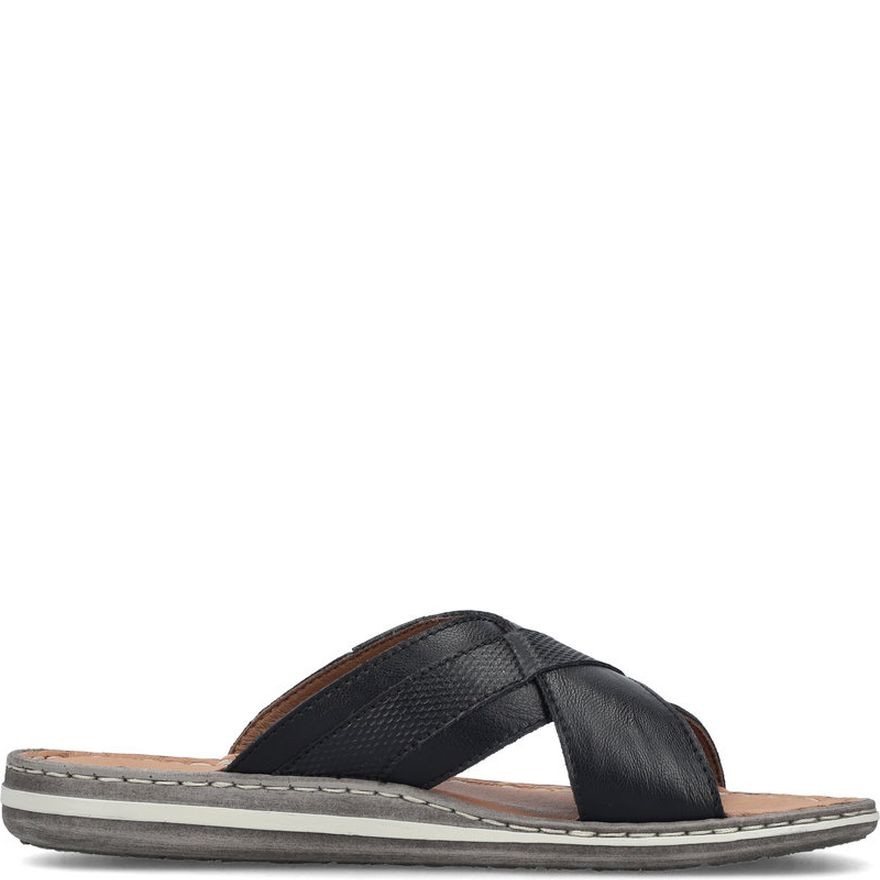 RIEKER Šlepetės vyrams, Juoda, Slippers 3