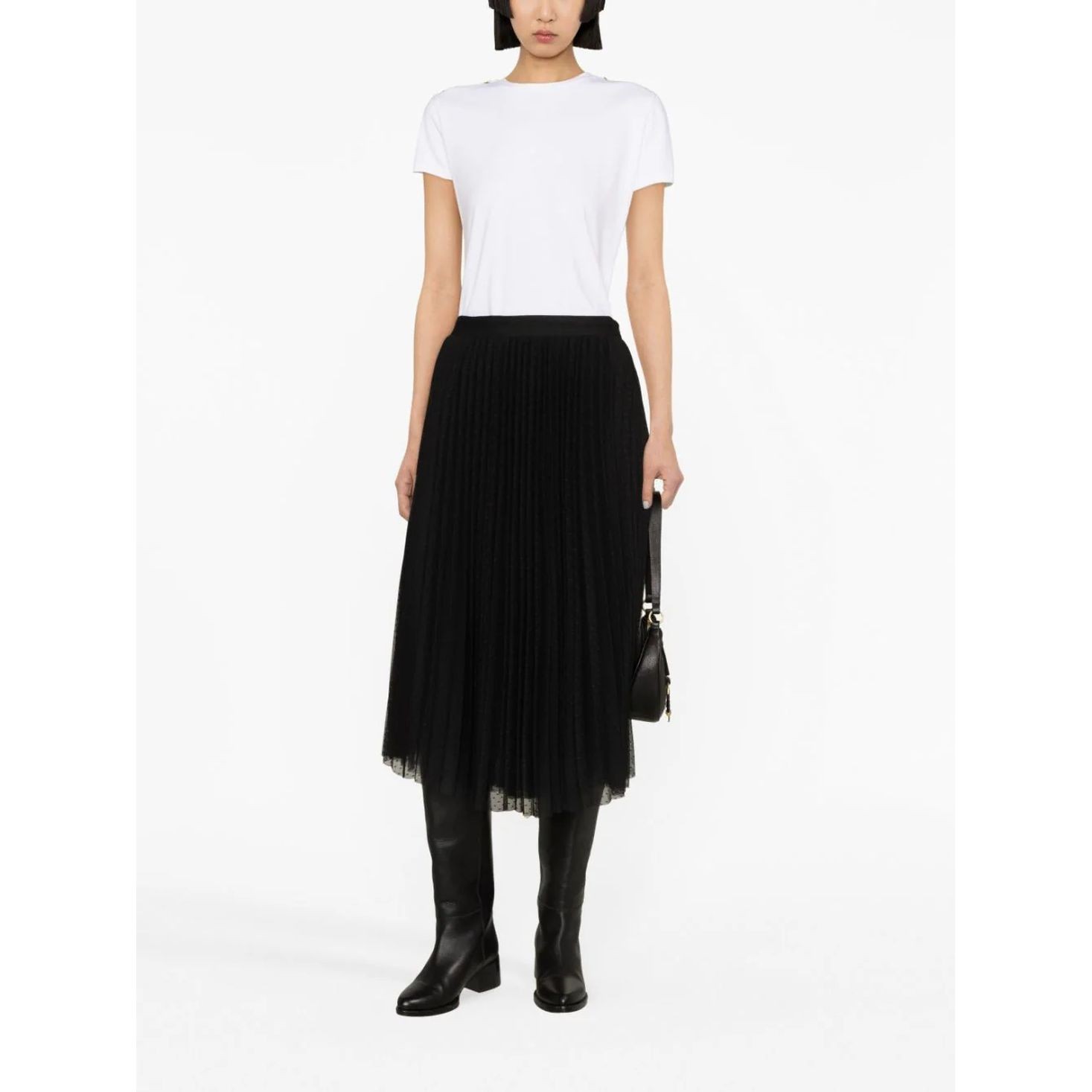 TWINSET Midi sijonas moterims, Juoda, Midi skirt 2