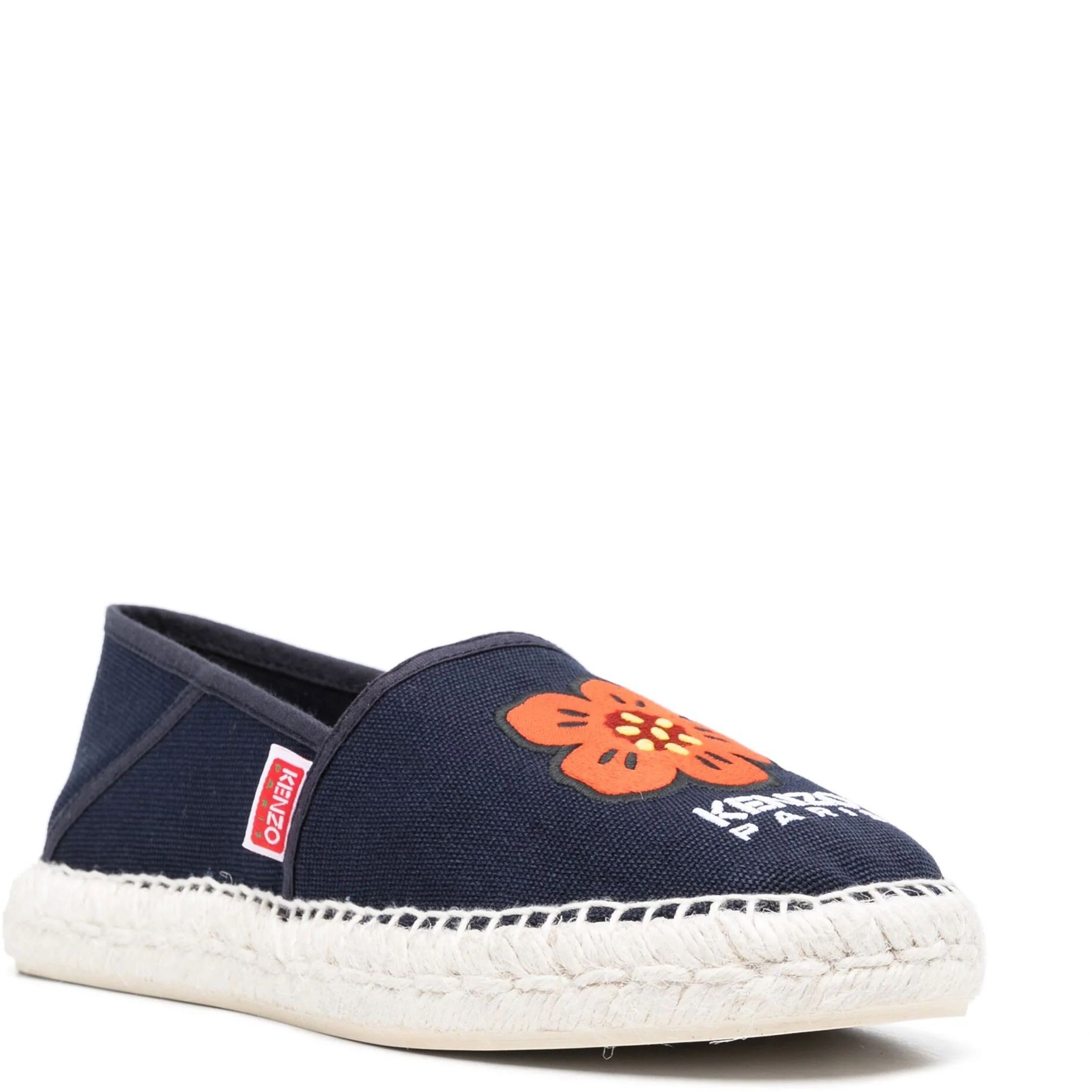 KENZO Espadrilės moterims, Mėlyna, Kenzo espadrille slip-on 1