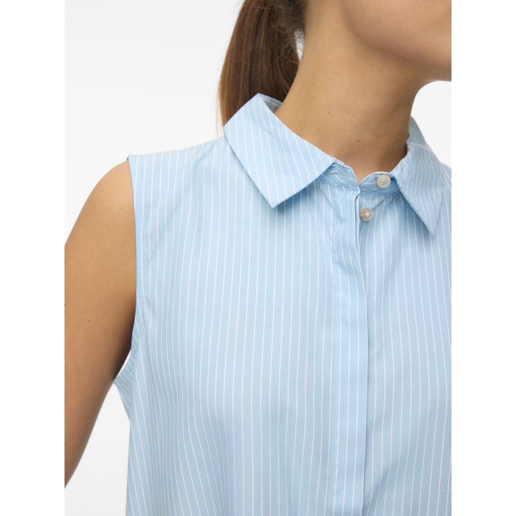 VERO MODA Marškiniai moterims, Mėlyna, Nora shirt 5