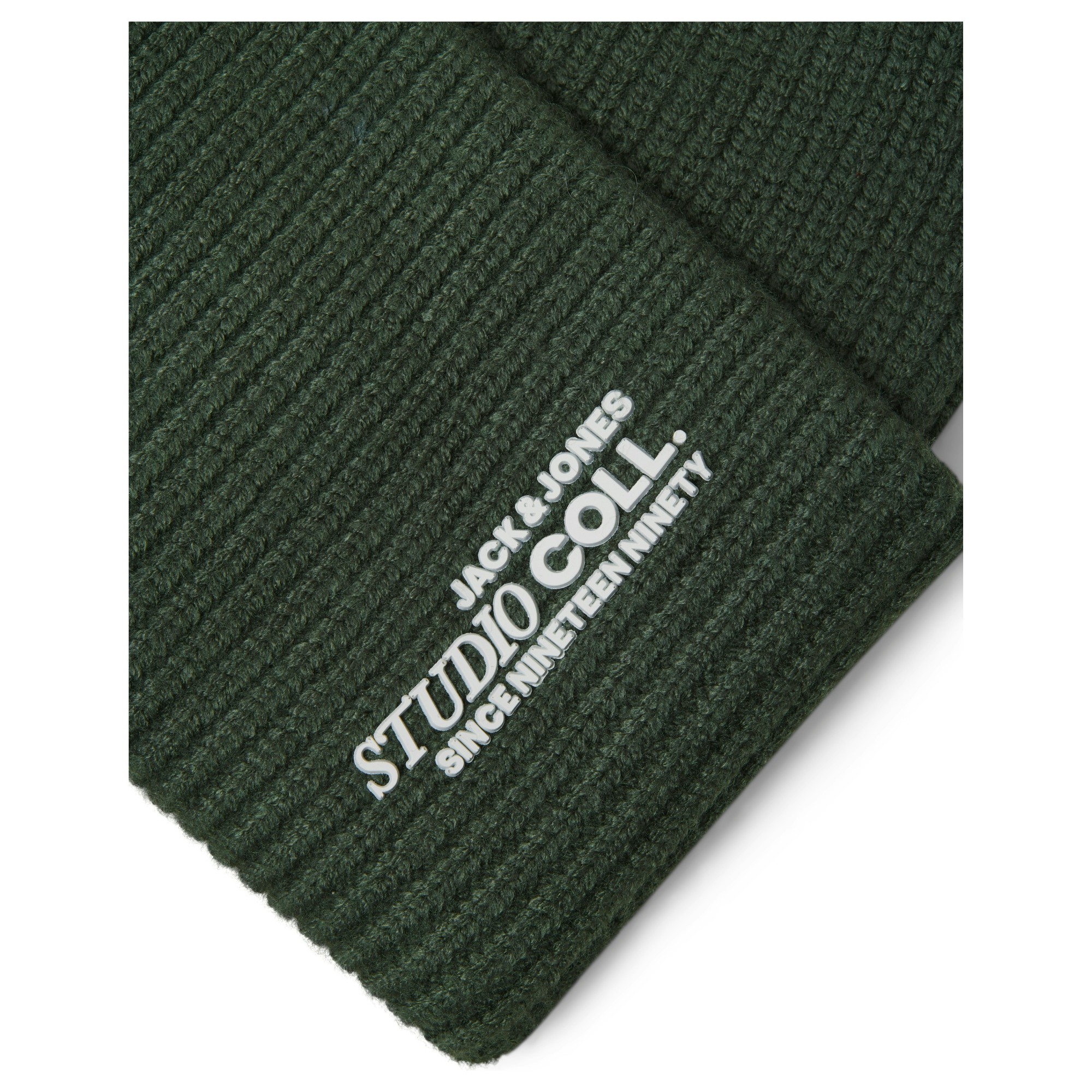 JACK & JONES Skrybėlė vyrams, Žalia, Coll regular beanie 3